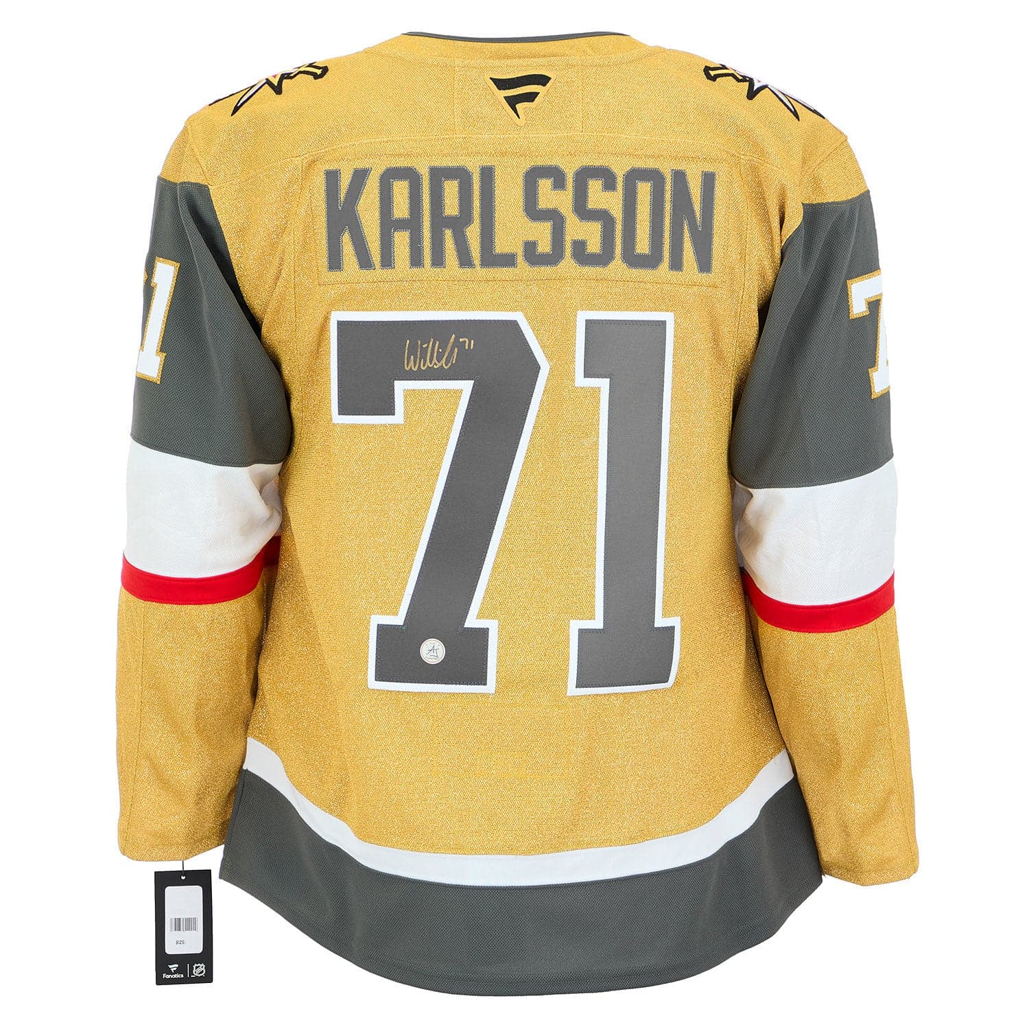 William Karlsson Autographed Vegas Golden Knights Fanatics Premium Jersey William Karlsson Jersey premium, Vegas Golden Knights, supplier stock photo