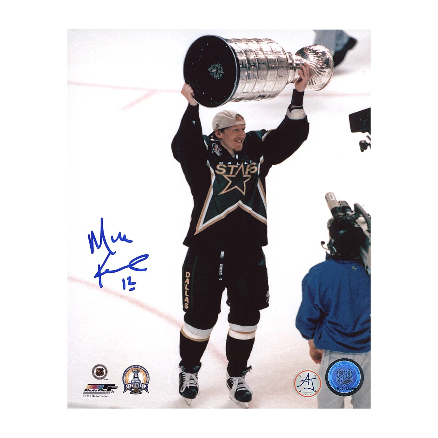 Mike Keane Autographed Dallas Stars 1999 Stanley Cup 8x10 Photo Mike Keane Photo 8x10-1999-stanley-cup, Dallas Stars, supplier stock photo