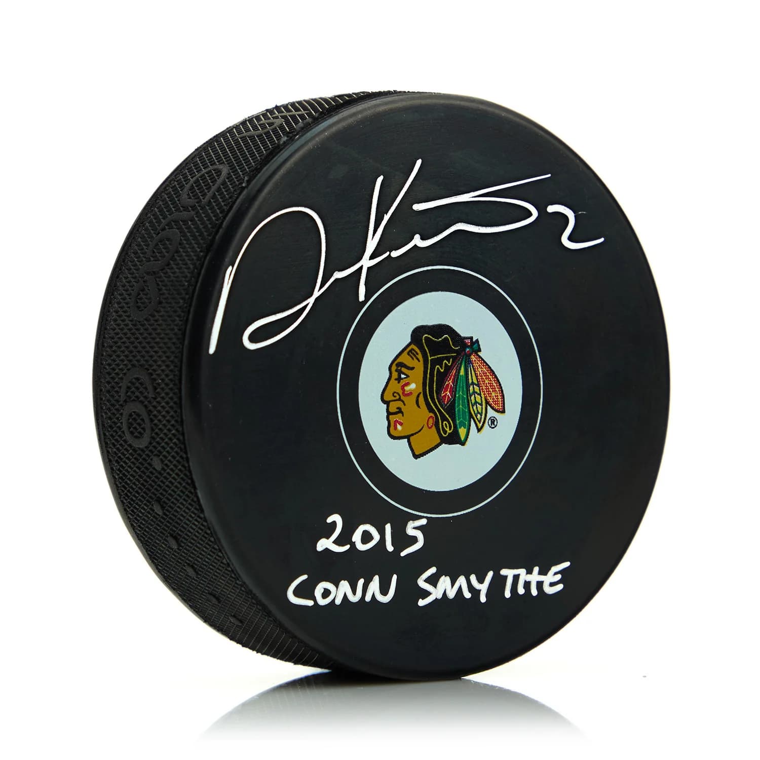 Duncan Keith Signed Chicago Blackhawks Hockey Puck with 2015 Conn Smythe Note Duncan Keith Puck hockey-2015-conn-smythe-note, Chicago Blackhawks, supplier stock photo