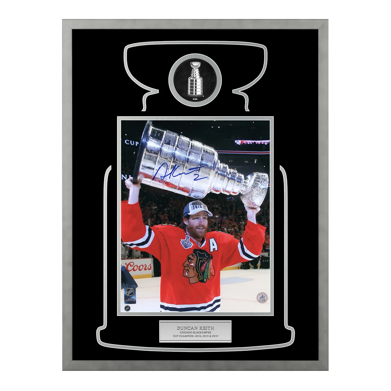 Duncan Keith Autographed Chicago Blackhawks Cup Champion 20x26 Frame Duncan Keith Other 20x26-cup-champion-frame, Chicago Blackhawks, supplier stock photo