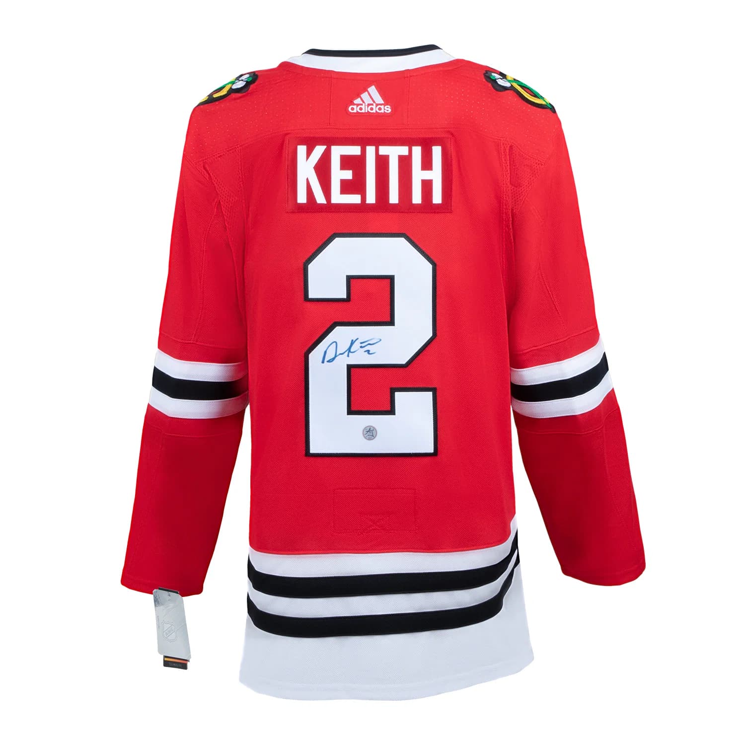 Duncan Keith Autographed Chicago Blackhawks Red adidas Jersey Duncan Keith Jersey red-adidas, Chicago Blackhawks, supplier stock photo