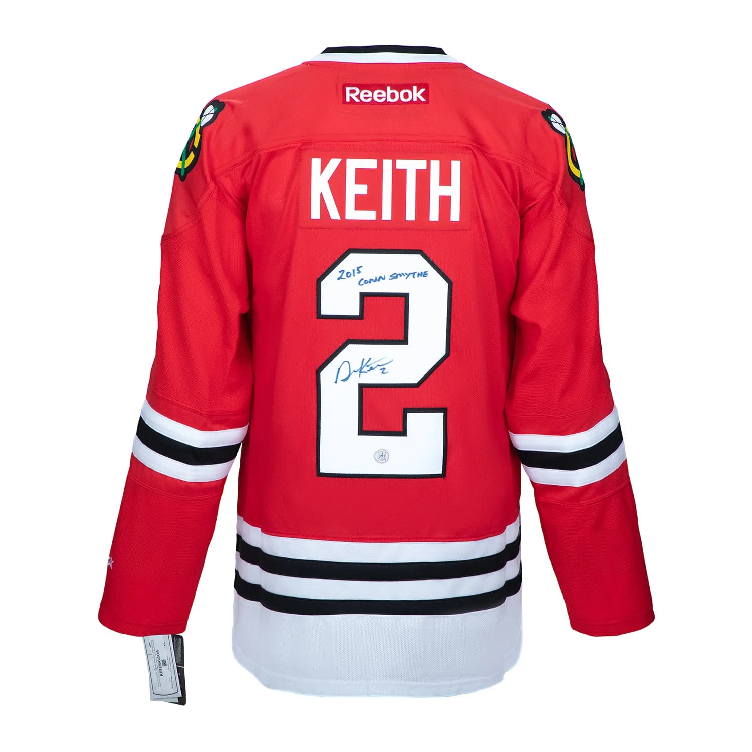 Duncan Keith Signed Chicago Blackhawks Stanley Cup Reebok Jersey with MVP Note Duncan Keith Jersey stanley-cup-reebok-mvp-note, Chicago Blackhawks, supplier stock photo