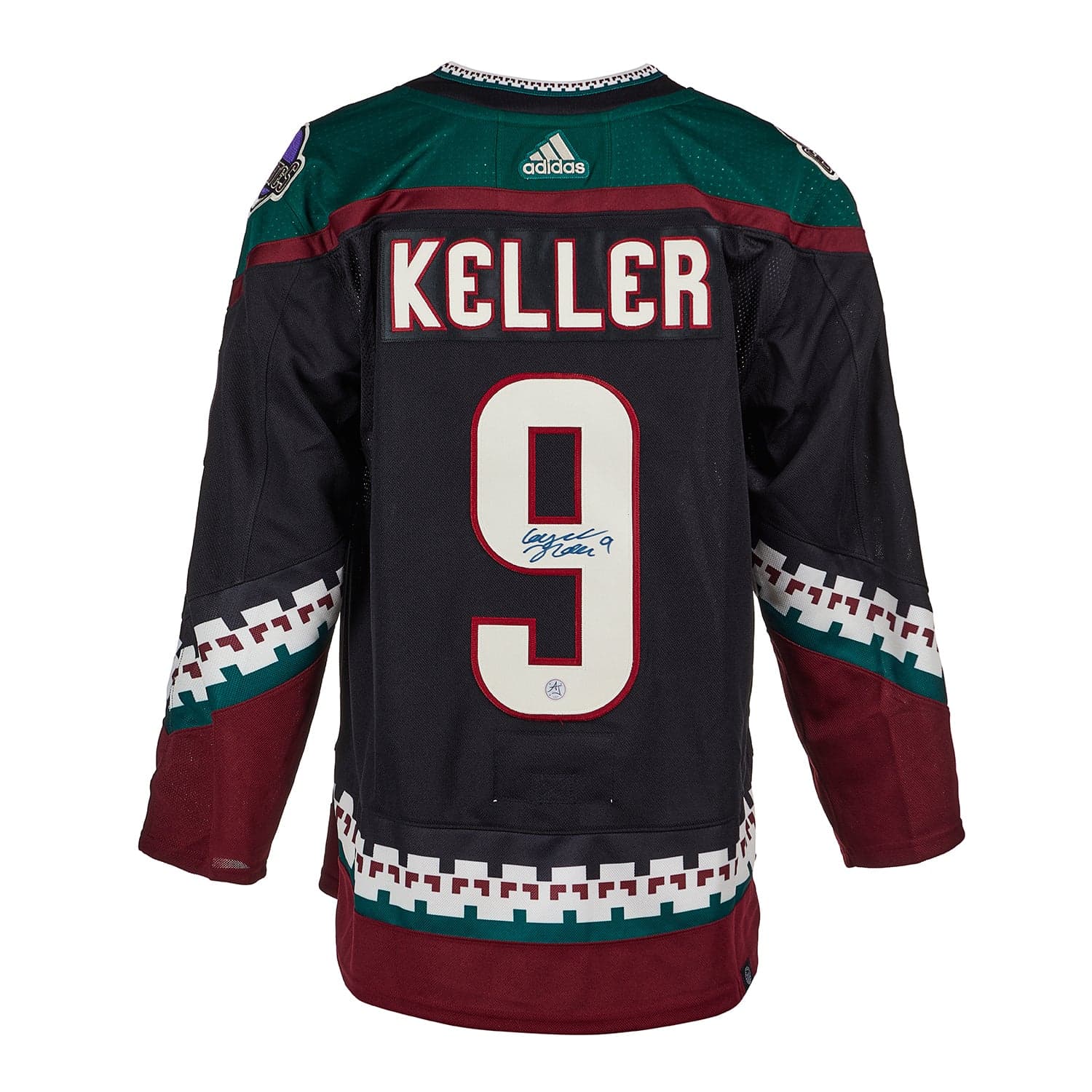 Clayton Keller Autographed Arizona Coyotes Black Kachina adidas Jersey Clayton Keller Jersey black-kachina-adidas, Arizona Coyotes, supplier stock photo