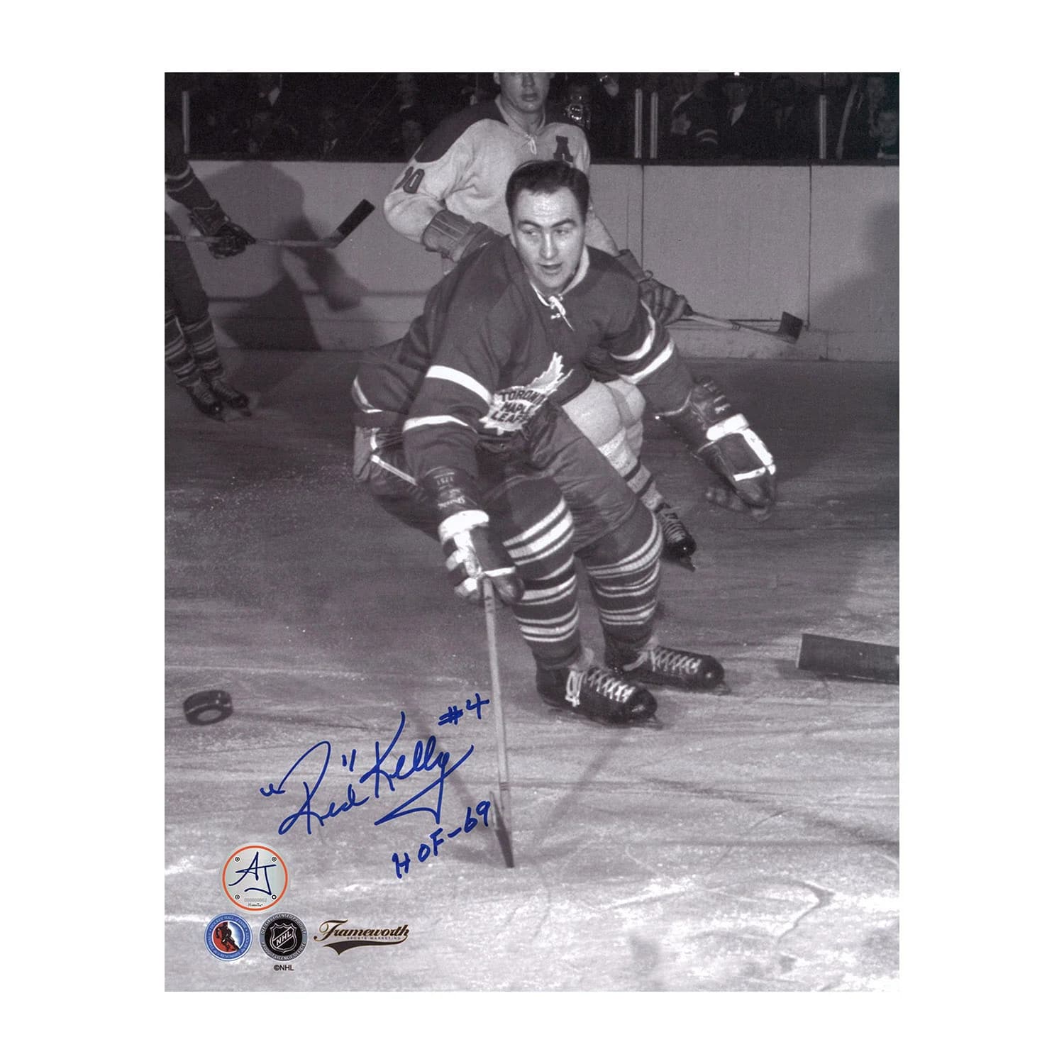 Red Kelly Signed Toronto Maple Leafs Black and White 8x10 Photo Red Kelly Photo 8x10-black-white, Toronto Maple Leafs, supplier stock photo
