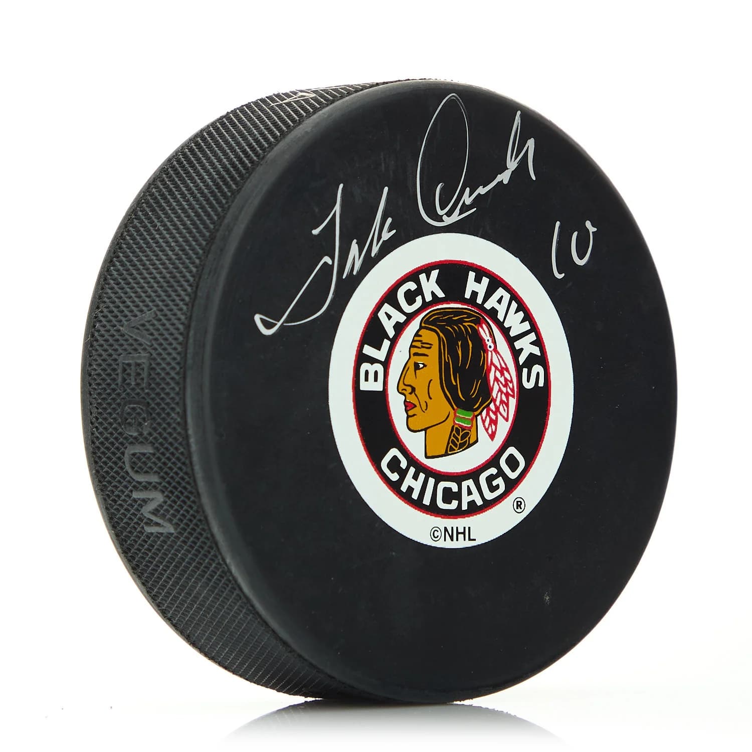 Forbes Kennedy Chicago Blackhawks Autographed Hockey Puck Forbes Kennedy Puck hockey, Chicago Blackhawks, supplier stock photo