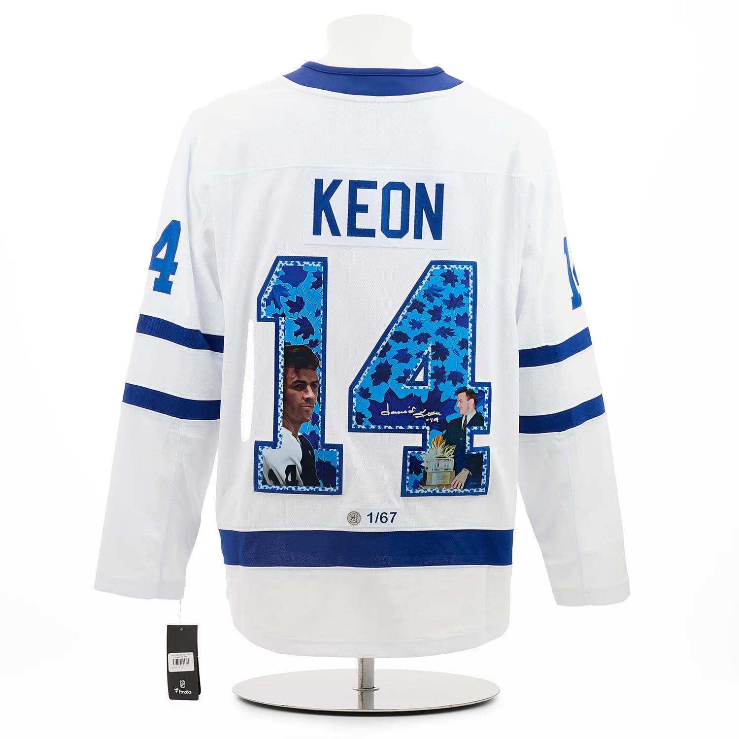 Dave Keon Signed Toronto Maple Leafs Conn Smythe Art Jersey #1/67 Dave Keon Jersey dave-keon-toronto-maple-leafs-conn, Toronto Maple Leafs, supplier stock photo