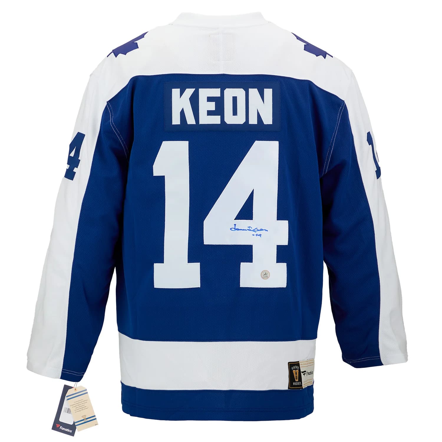 Dave Keon Autographed Toronto Maple Leafs Fanatics Throwback Jersey Dave Keon Jersey throwback, Toronto Maple Leafs, supplier stock photo