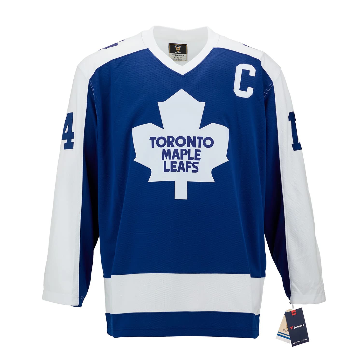 Dave Keon Autographed Toronto Maple Leafs Fanatics Throwback Jersey Dave Keon Jersey throwback, Toronto Maple Leafs, view 2, supplier stock photo
