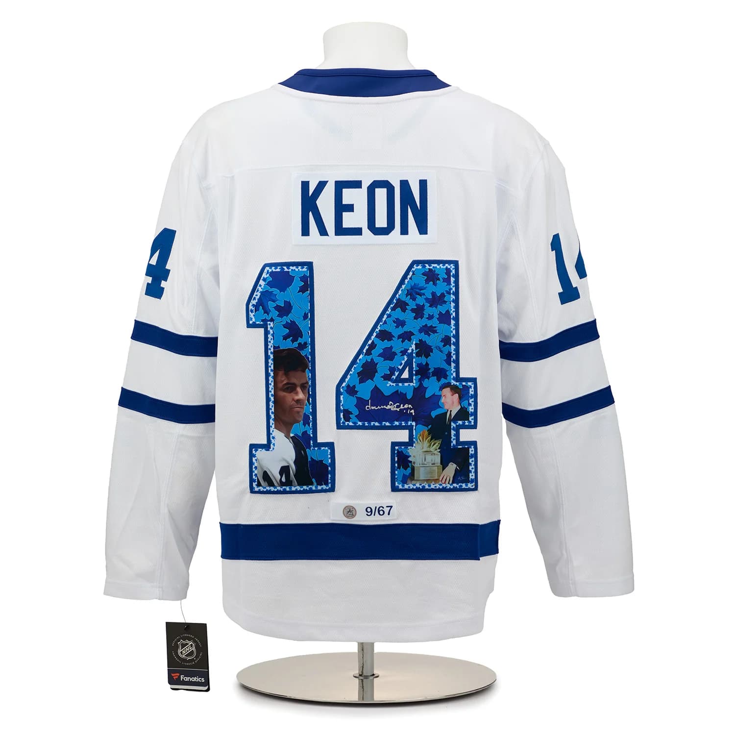 Dave Keon Signed Toronto Maple Leafs Conn Smythe Art Jersey #9/67 Dave Keon Jersey dave-keon-toronto-maple-leafs-conn, Toronto Maple Leafs, supplier stock photo