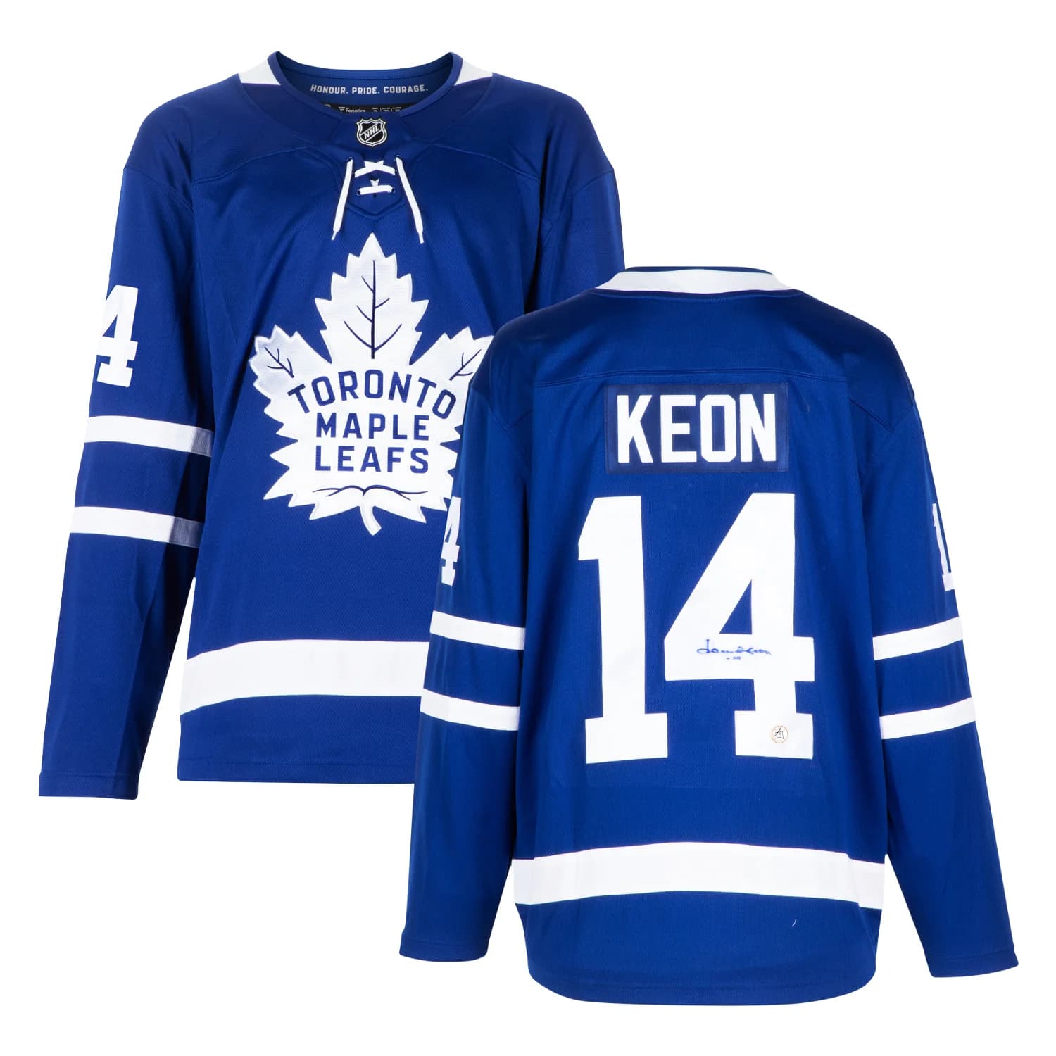 Dave Keon Autographed Toronto Maple Leafs Fanatics Breakaway Jersey Dave Keon Jersey breakaway, Toronto Maple Leafs, view 3, supplier stock photo
