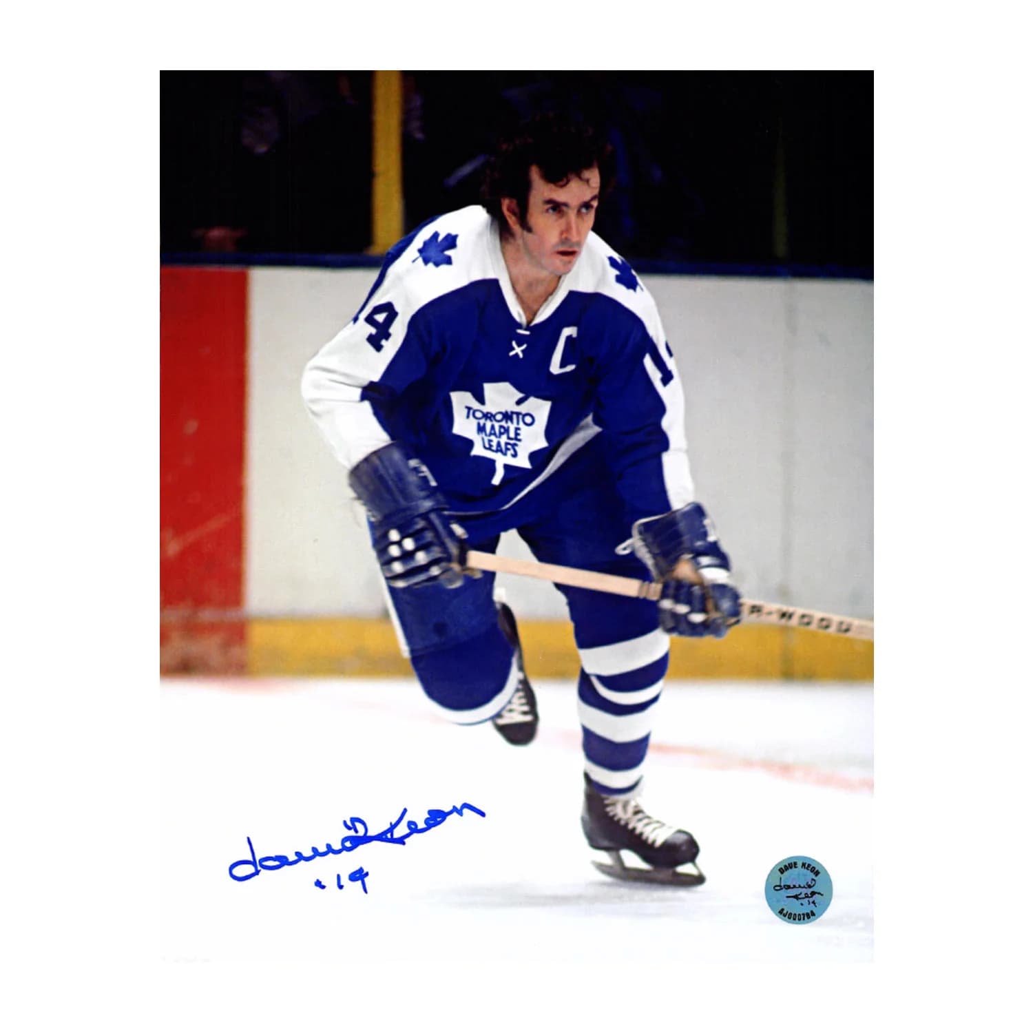 Dave Keon Autographed Toronto Maple Leafs Captain 8x10 Photo Dave Keon Photo 8x10-captain, Toronto Maple Leafs, supplier stock photo