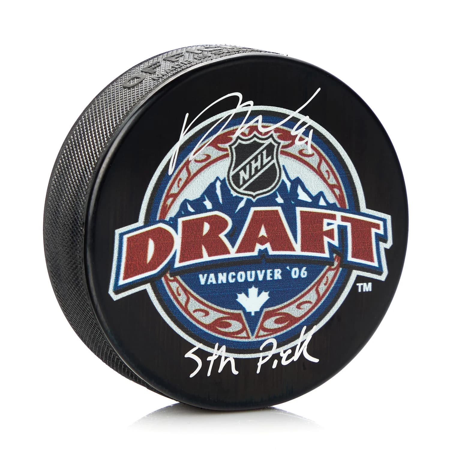 Phil Kessel Autographed 2006 NHL Entry Draft Puck with 5th Pick Note Phil Kessel Puck 2006-nhl-entry-draft-5th-pick, supplier stock photo