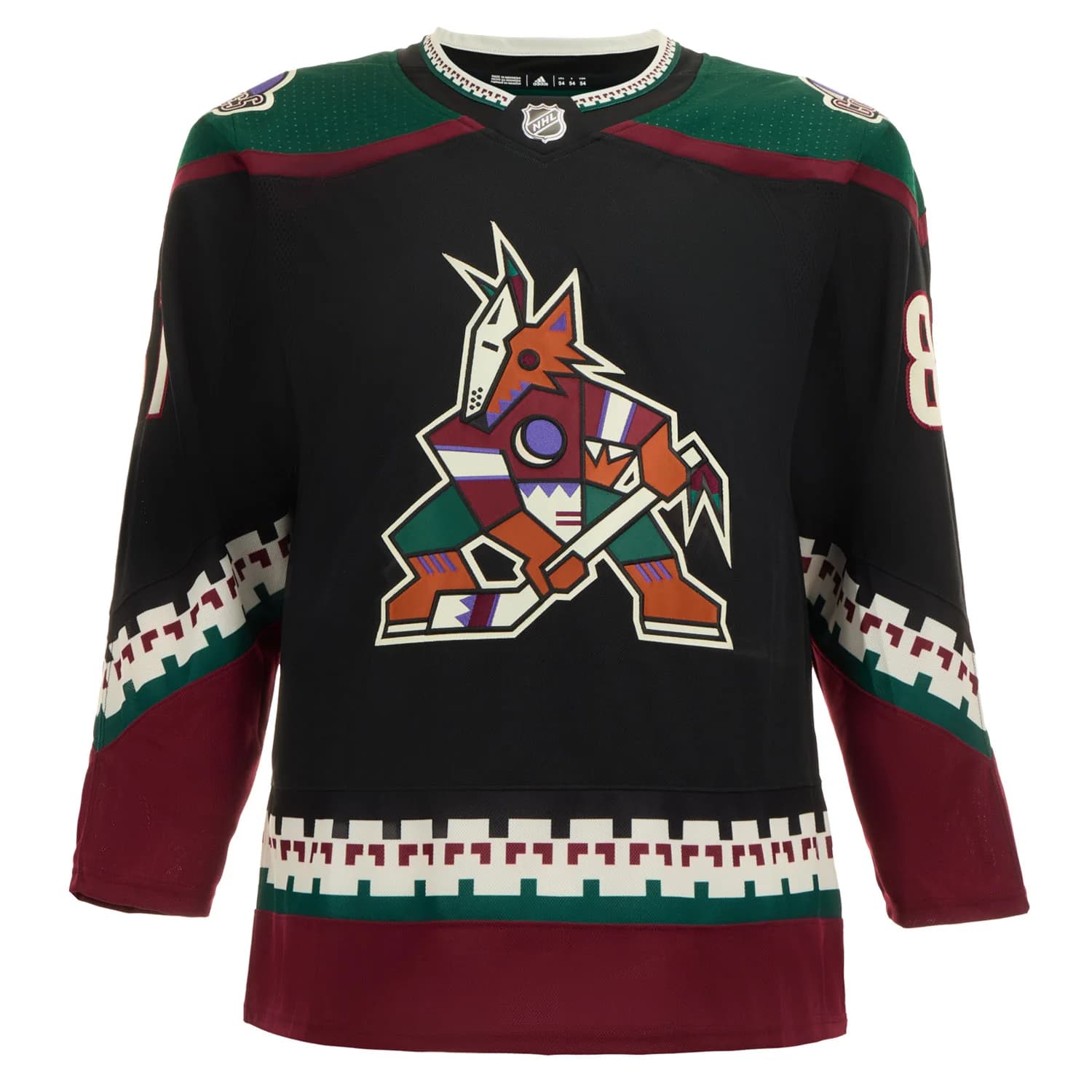 Phil Kessel Signed Arizona Coyotes Black Kachina adidas Jersey Phil Kessel Jersey black-kachina-adidas, Arizona Coyotes, view 2, supplier stock photo