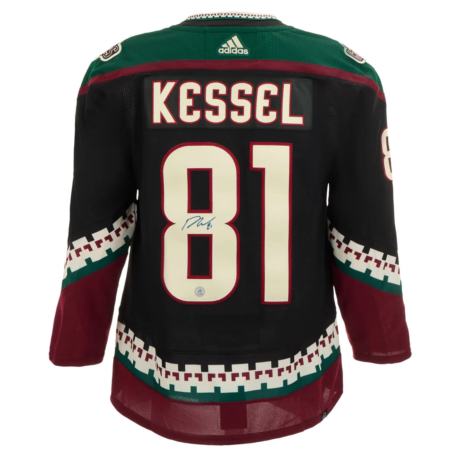 Phil Kessel Signed Arizona Coyotes Black Kachina adidas Jersey Phil Kessel Jersey black-kachina-adidas, Arizona Coyotes, supplier stock photo