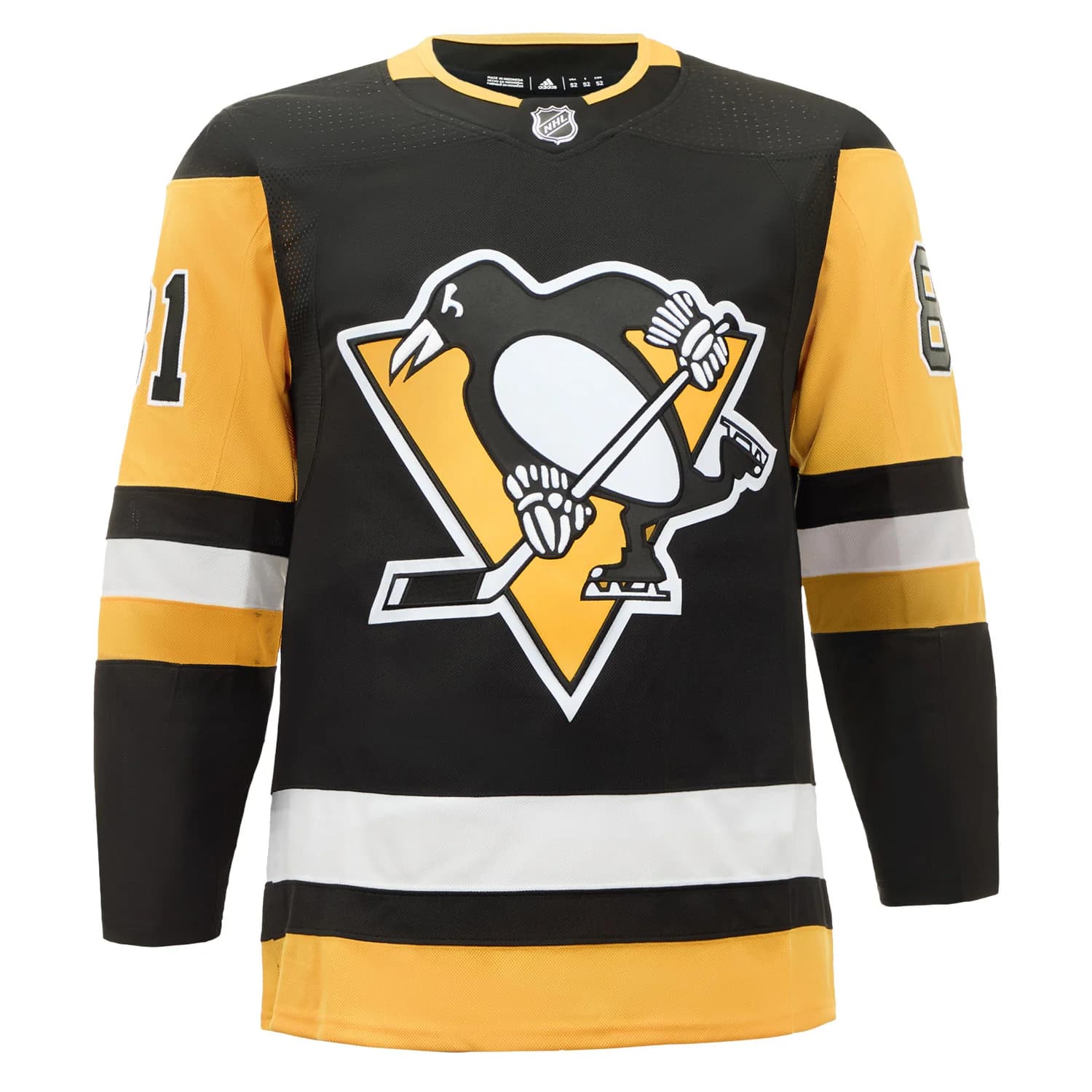 Phil Kessel Autographed Pittsburgh Penguins Black adidas Jersey Phil Kessel Jersey black-adidas, Pittsburgh Penguins, view 2, supplier stock photo