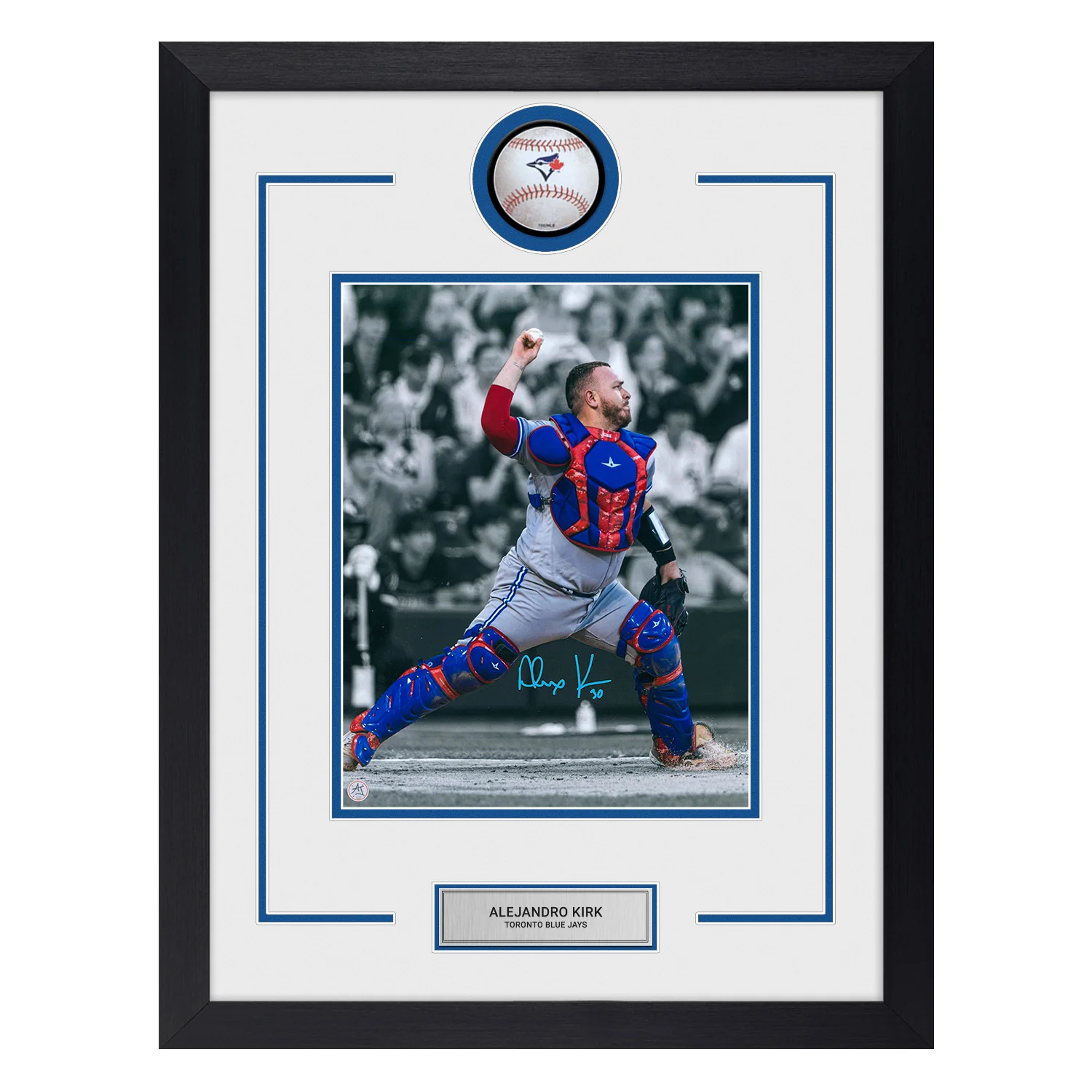 Alejandro Kirk Signed Toronto Blue Jays Catcher 26x32 Frame Alejandro Kirk Other 26x32-toronto-blue-jays-catcher-frame, supplier stock photo