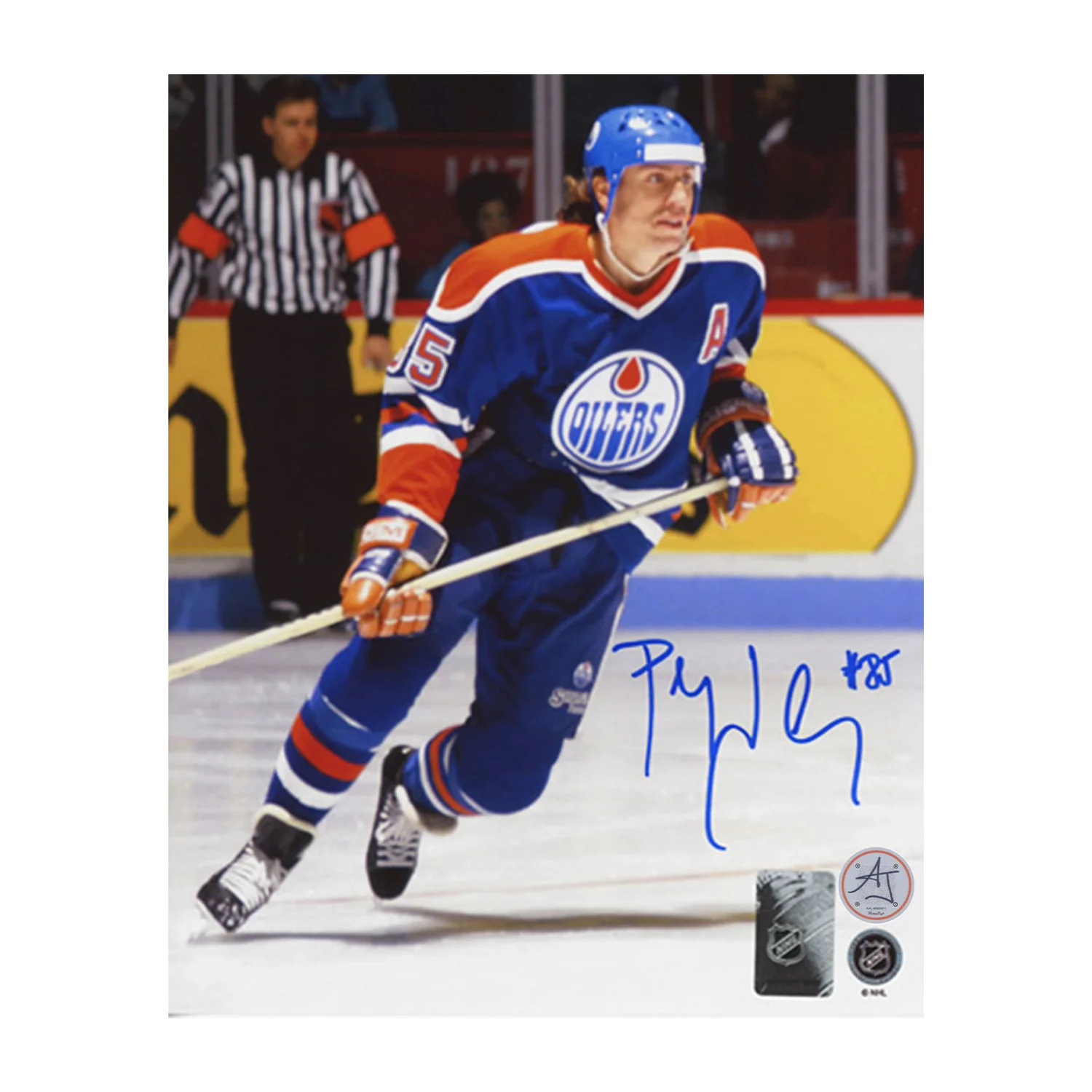 Petr Klima Autographed Edmonton Oilers Game Action 8x10 Photo Petr Klima Photo 8x10-game-action, Edmonton Oilers, supplier stock photo