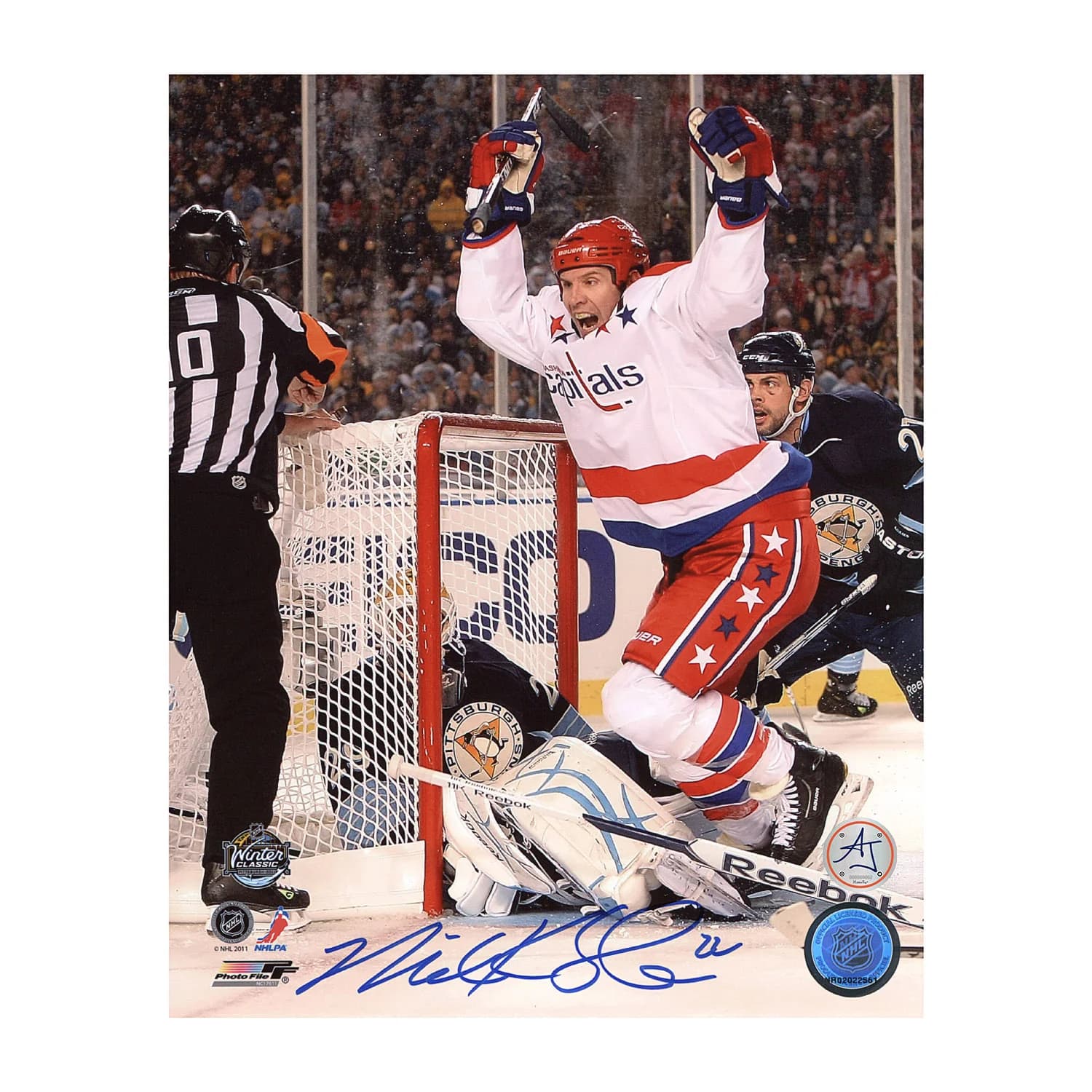 Mike Knuble Signed Washington Capitals Winter Classic 8x10 Photo Mike Knuble Photo 8x10-winter-classic, Washington Capitals, supplier stock photo