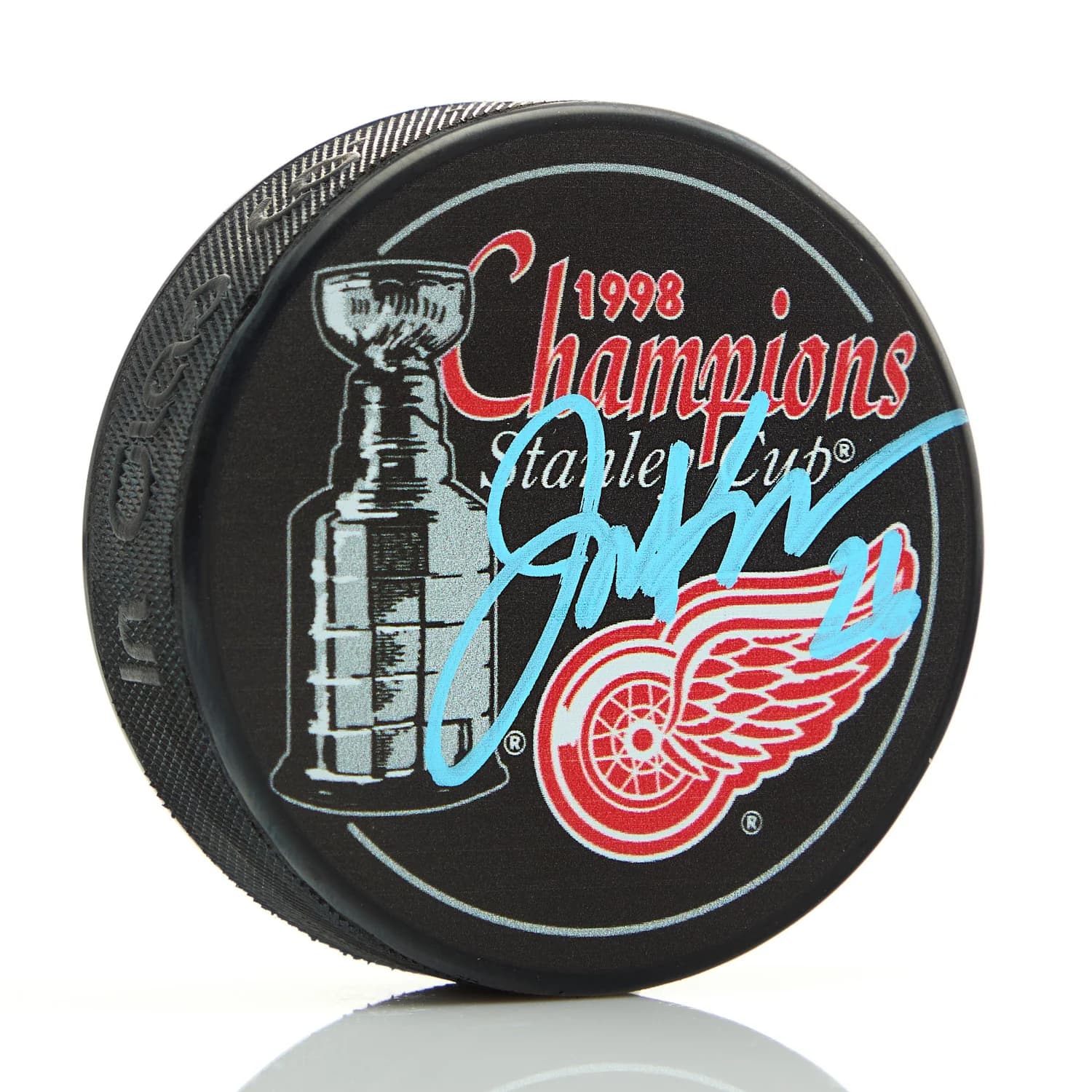 Joey Kocur Autographed Detroit Red Wings 1998 Stanley Cup Puck Joey Kocur Puck 1998-stanley-cup, Detroit Red Wings, supplier stock photo