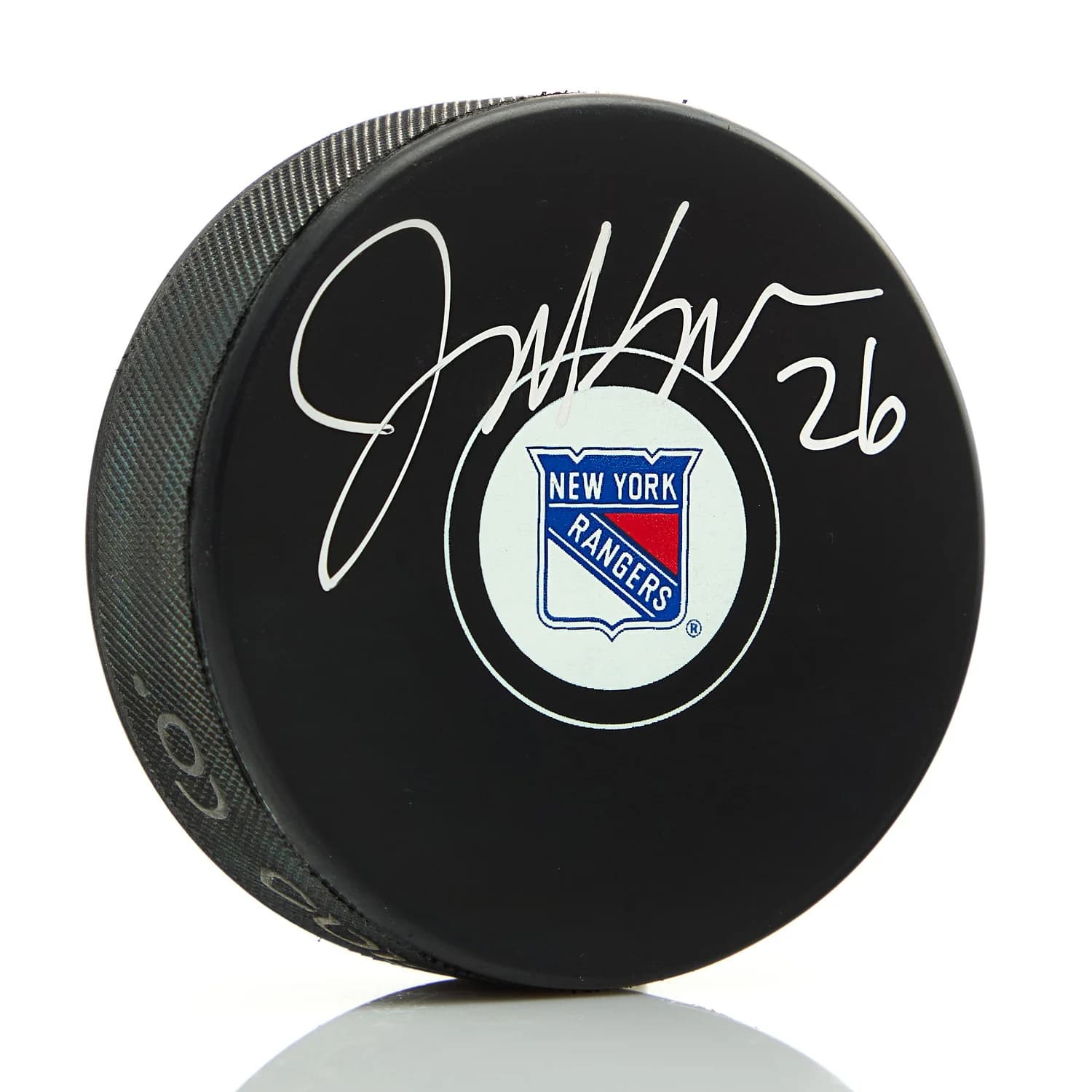 Joey Kocur Autographed New York Rangers Hockey Puck Joey Kocur Puck hockey, New York Rangers, supplier stock photo