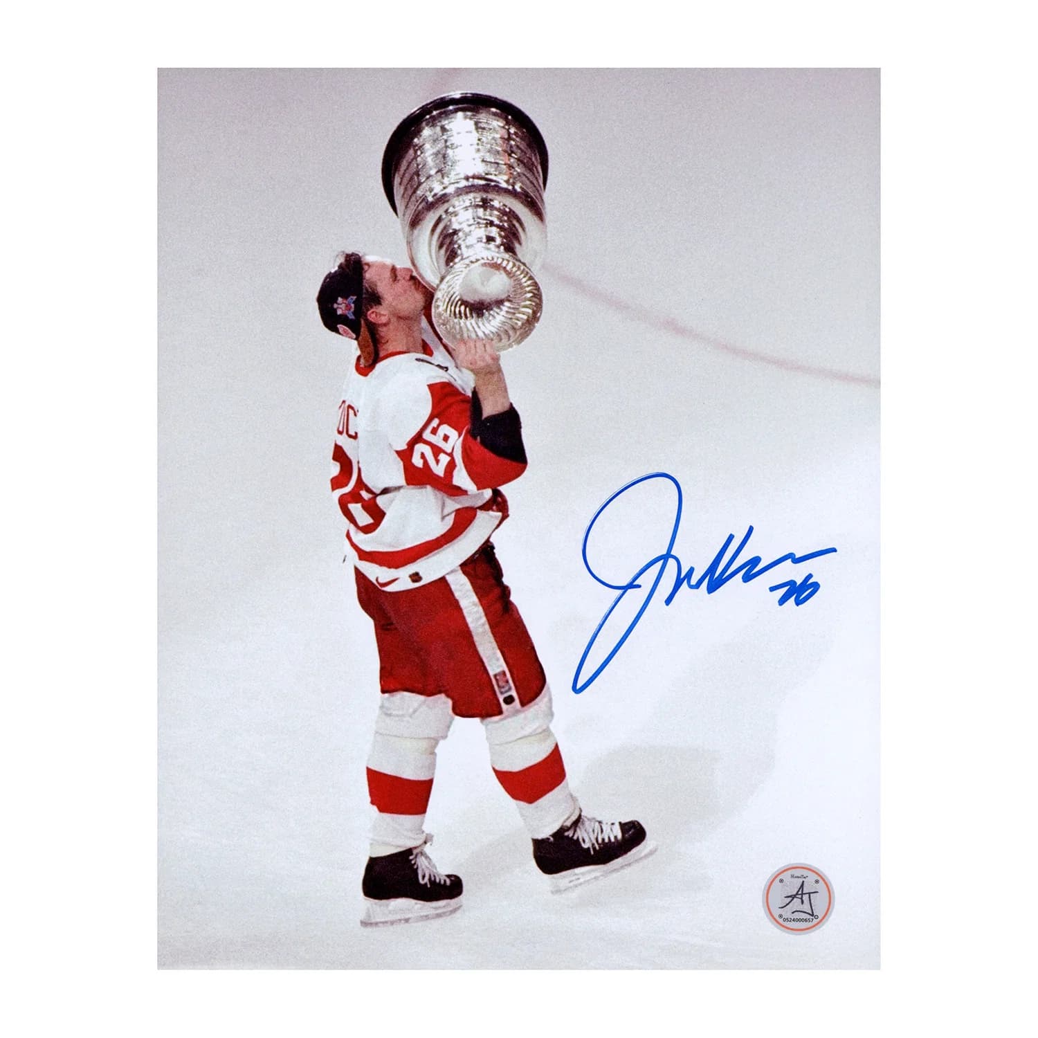Joey Kocur Autographed Detroit Red Wings 1997 Stanley Cup 8x10 Photo Joey Kocur Photo 8x10-1997-stanley-cup, Detroit Red Wings, supplier stock photo