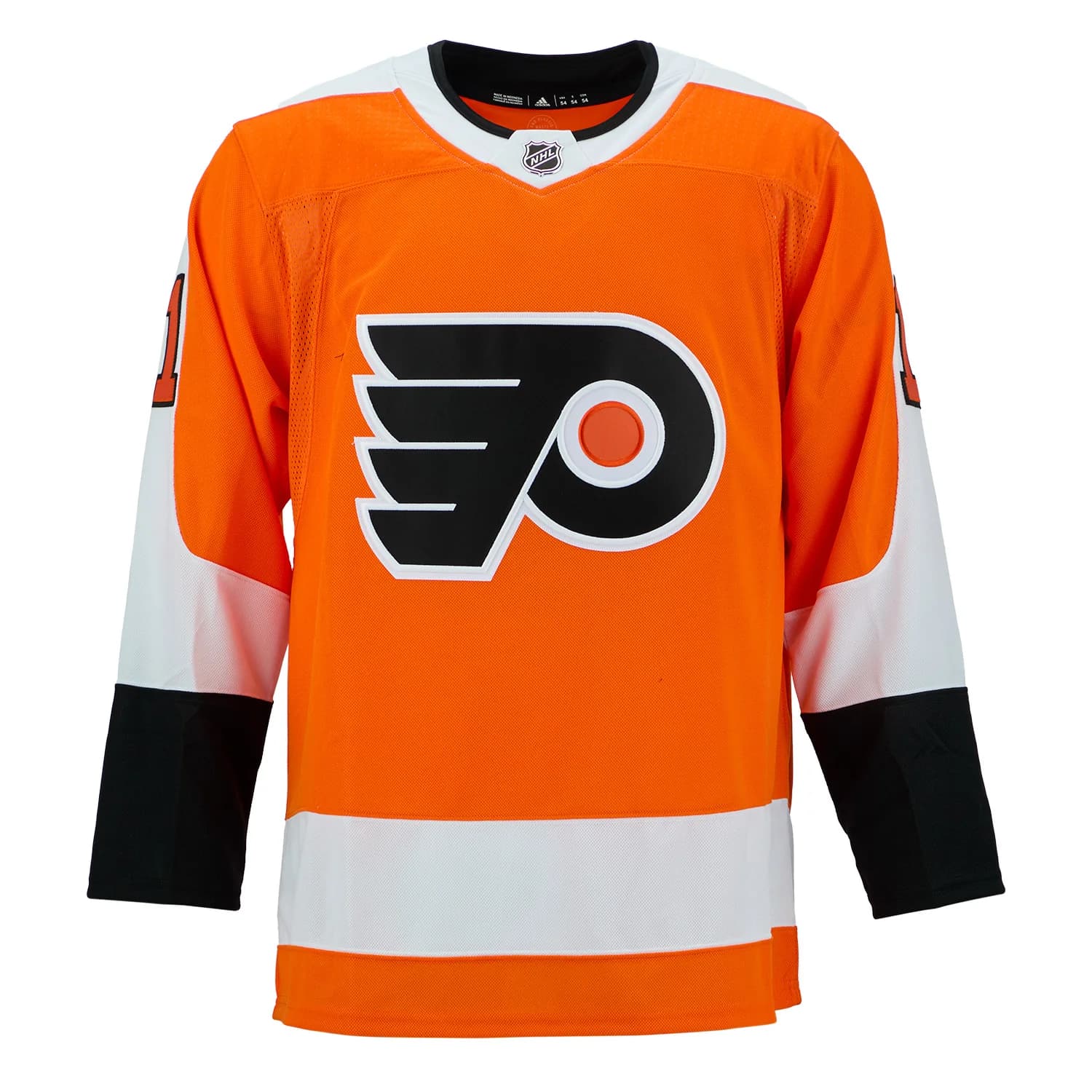 Travis Konecny Autographed Philadelphia Flyers Orange adidas Jersey Travis Konecny Jersey orange-adidas, Philadelphia Flyers, view 2, supplier stock photo