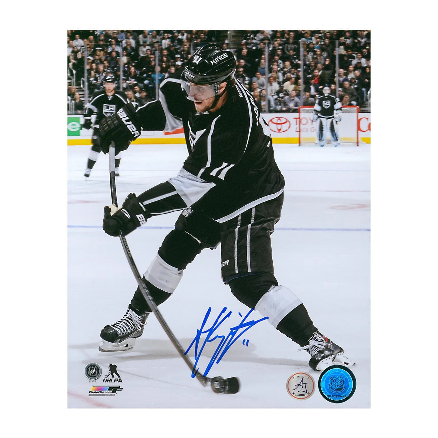 Anze Kopitar Autographed Los Angeles Kings Shooting 8x10 Photo Anze Kopitar Photo 8x10-shooting, Los Angeles Kings, supplier stock photo