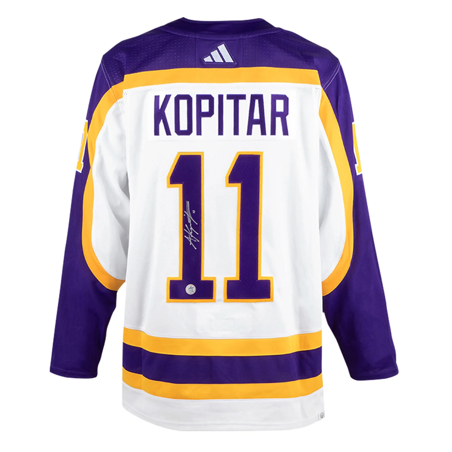 Anze Kopitar Signed Los Angeles Kings Reverse Retro 2.0 adidas Jersey Anze Kopitar Jersey reverse-retro-2-0-adidas, Los Angeles Kings, supplier stock photo