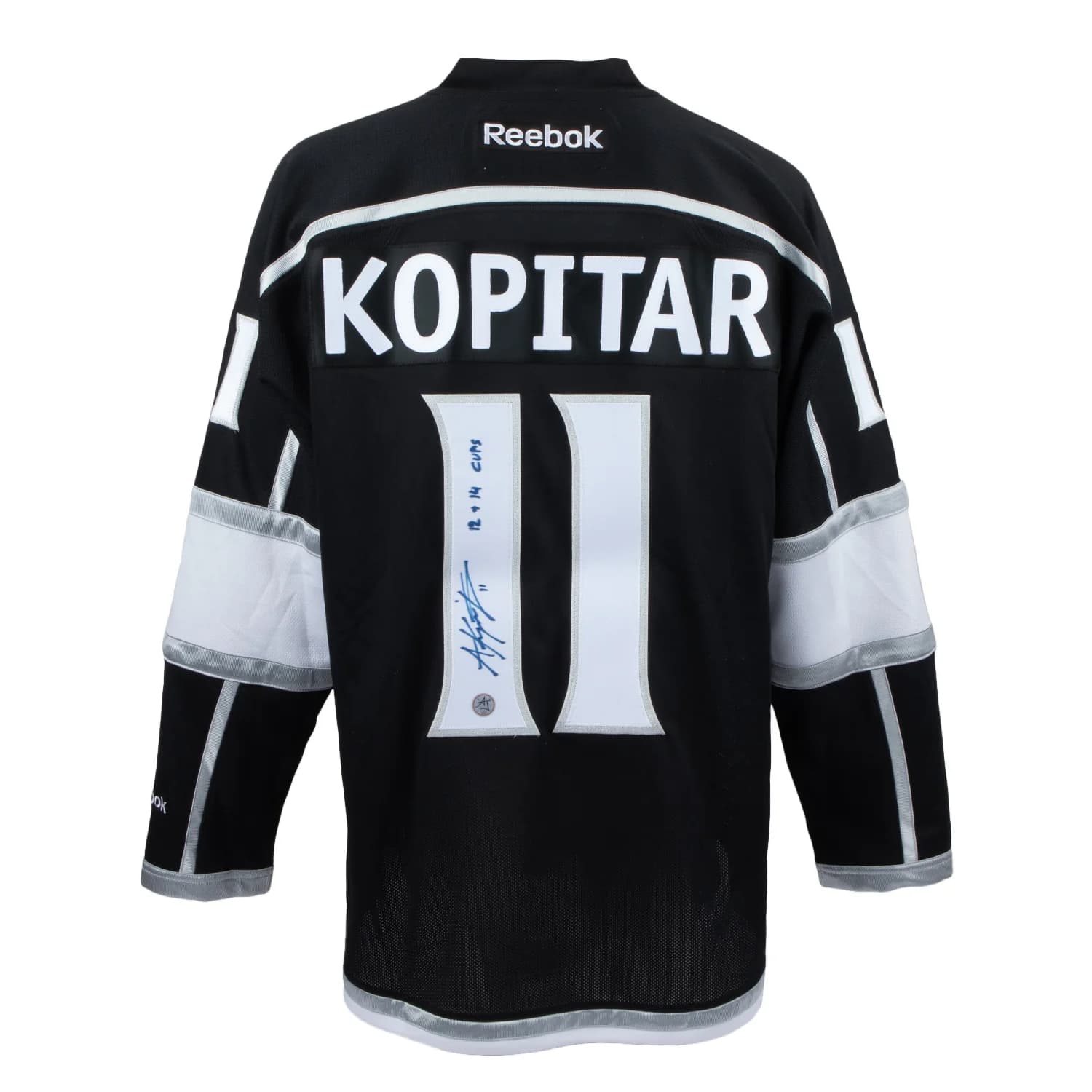 Anze Kopitar Signed Los Angeles Kings Vintage Stanley Cup Reebok Jersey Anze Kopitar Jersey vintage-stanley-cup-reebok, Los Angeles Kings, supplier stock photo