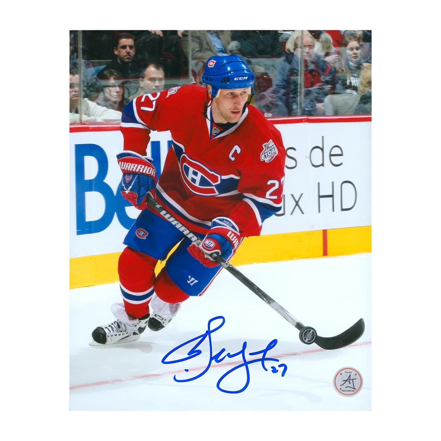 Alexei Kovalev Autographed Montreal Canadiens Captain 8x10 Photo Alexei Kovalev Photo 8x10-captain, Montreal Canadiens, supplier stock photo