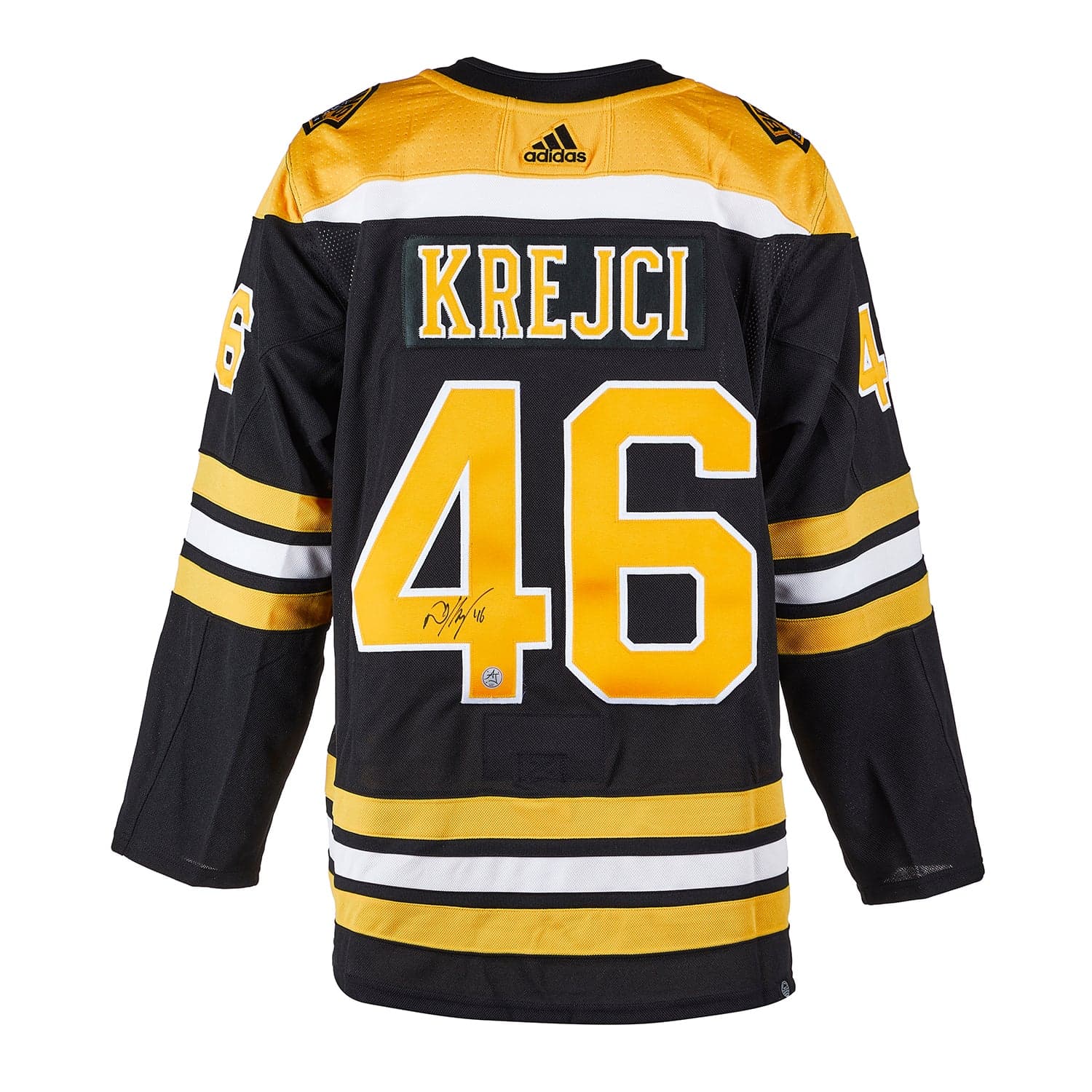 David Krejci Autographed Boston Bruins adidas Jersey David Krejci Jersey adidas, Boston Bruins, supplier stock photo