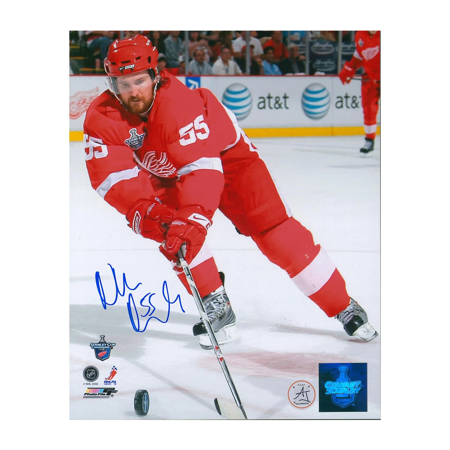 Niklas Kronwall Autographed Detroit Red Wings Playoff Finals 8x10 Photo Niklas Kronwall Photo 8x10-playoff-finals, Detroit Red Wings, supplier stock photo