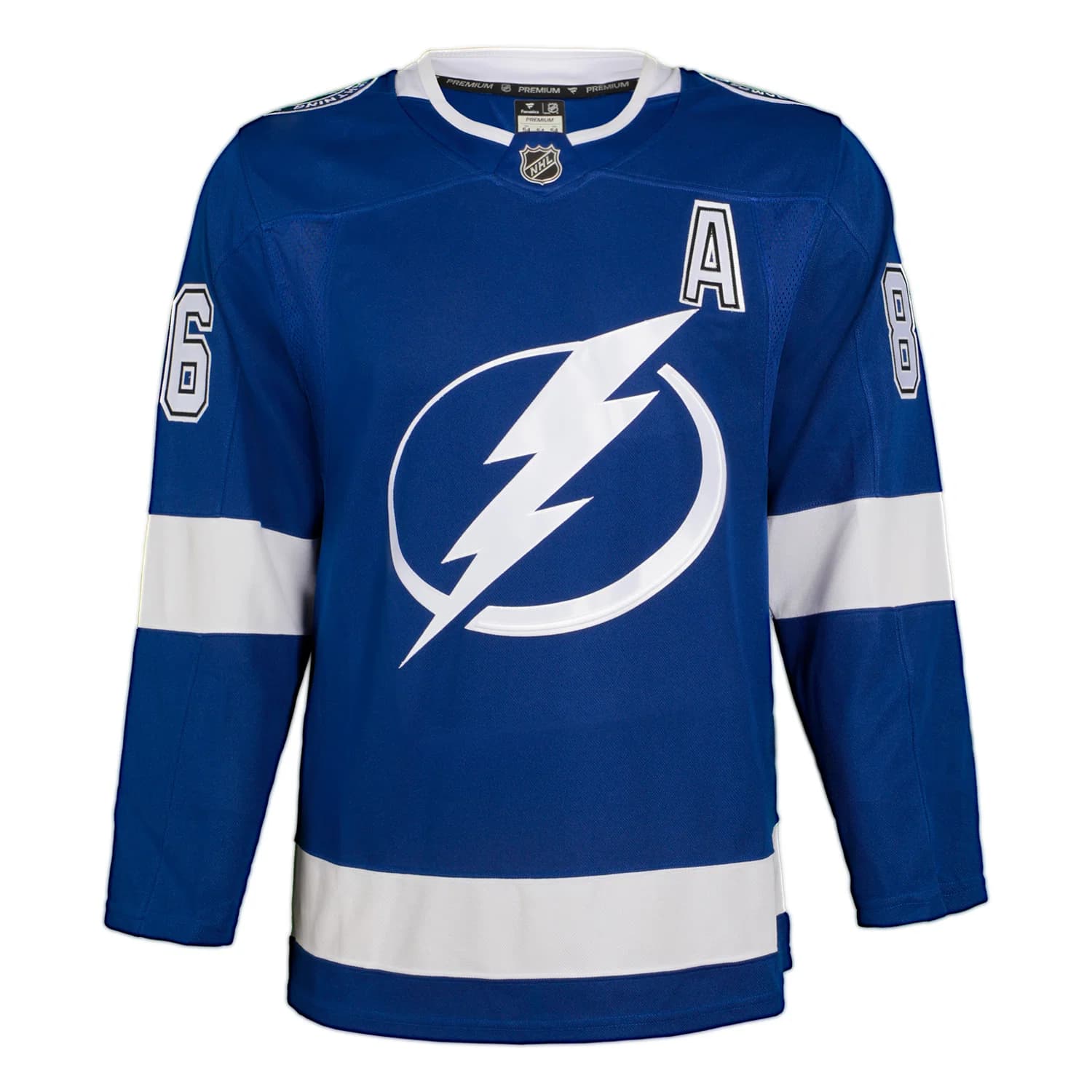 Nikita Kucherov Autographed Tampa Bay Lightning Fanatics Premium Jersey Nikita Kucherov Jersey premium, Tampa Bay Lightning, view 2, supplier stock photo