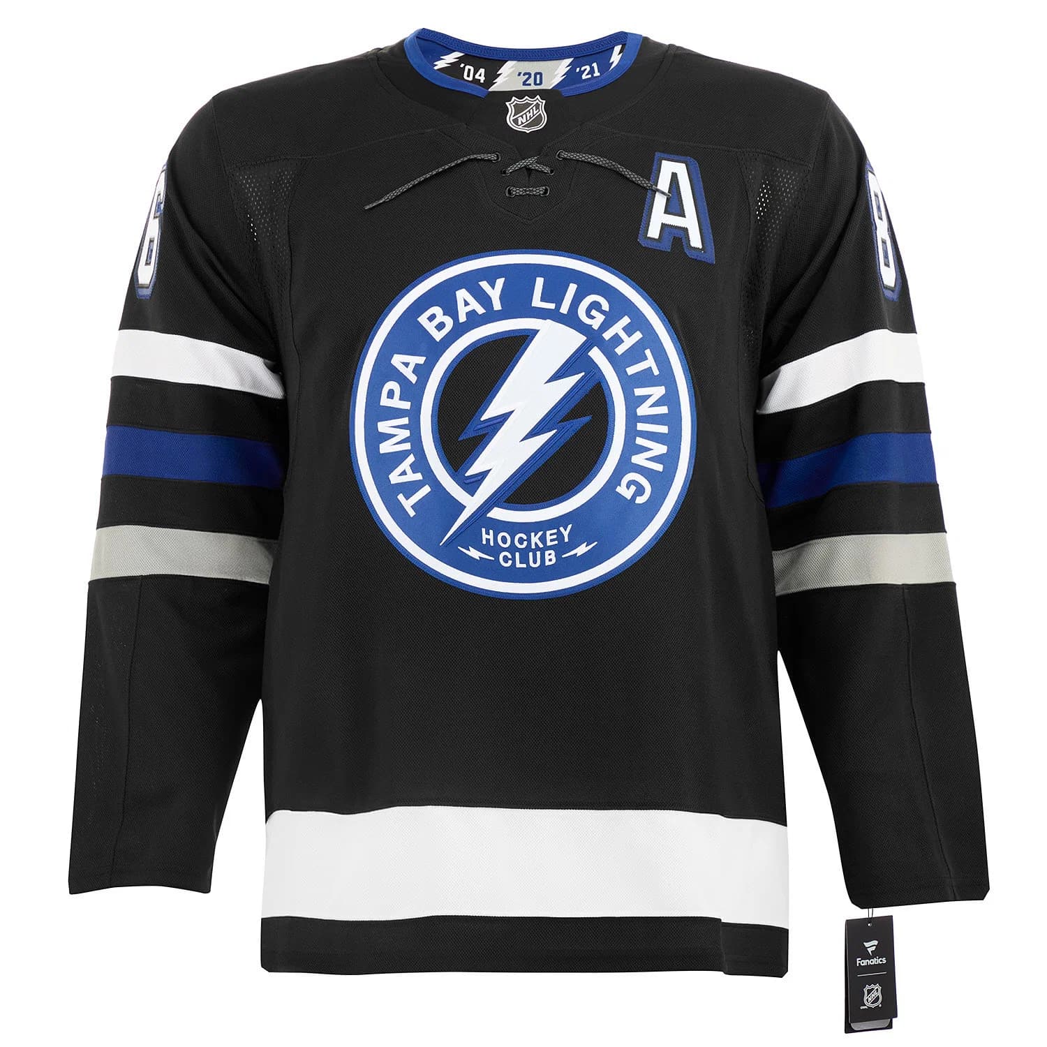 Nikita Kucherov Signed Tampa Bay Lightning Alt Black Fanatics Premium Jersey Nikita Kucherov Jersey alt-black-premium, Tampa Bay Lightning, view 2, supplier stock photo