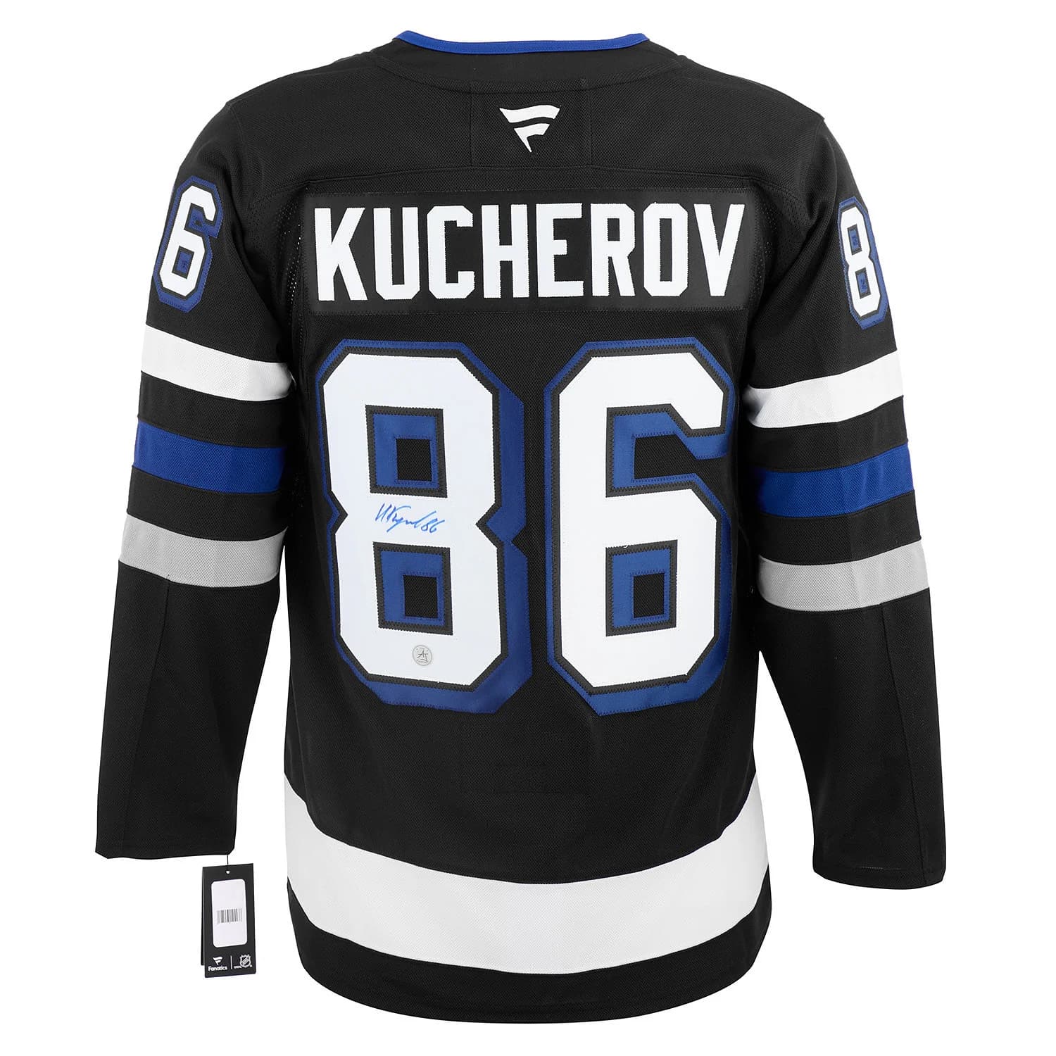 Nikita Kucherov Signed Tampa Bay Lightning Alt Black Fanatics Premium Jersey Nikita Kucherov Jersey alt-black-premium, Tampa Bay Lightning, supplier stock photo