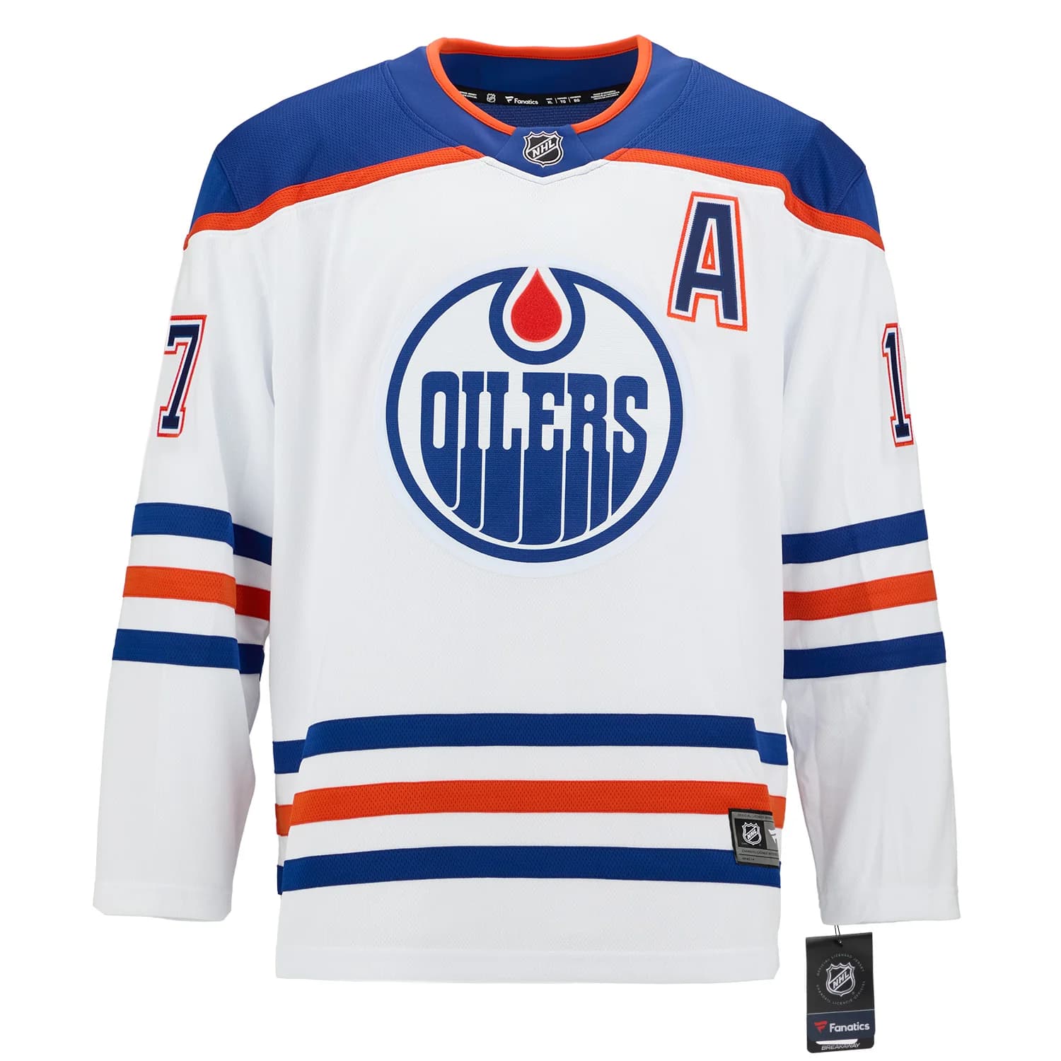 Jari Kurri Signed Edmonton Oilers White Fanatics Breakaway Jersey Jari Kurri Jersey white-breakaway, Edmonton Oilers, view 2, supplier stock photo