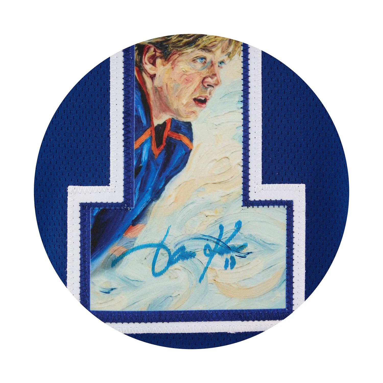 Jari Kurri Autographed Edmonton Oilers Impressionist Art Jersey #17/17 Jari Kurri Jersey jari-kurri-impressionist-art-17, Edmonton Oilers, view 3, supplier stock photo