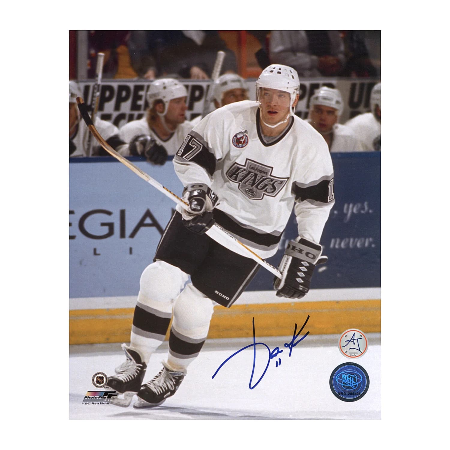 Jari Kurri Autographed Los Angeles Kings Hockey 8x10 Photo Jari Kurri Photo 8x10-hockey, Los Angeles Kings, supplier stock photo