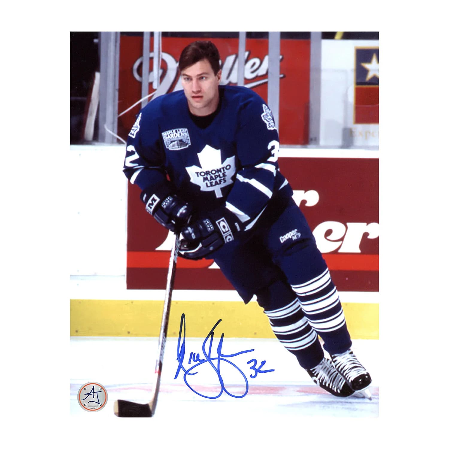 Nick Kypreos Autographed Toronto Maple Leafs Hockey 8x10 Photo Nick Kypreos Photo 8x10-hockey, Toronto Maple Leafs, supplier stock photo