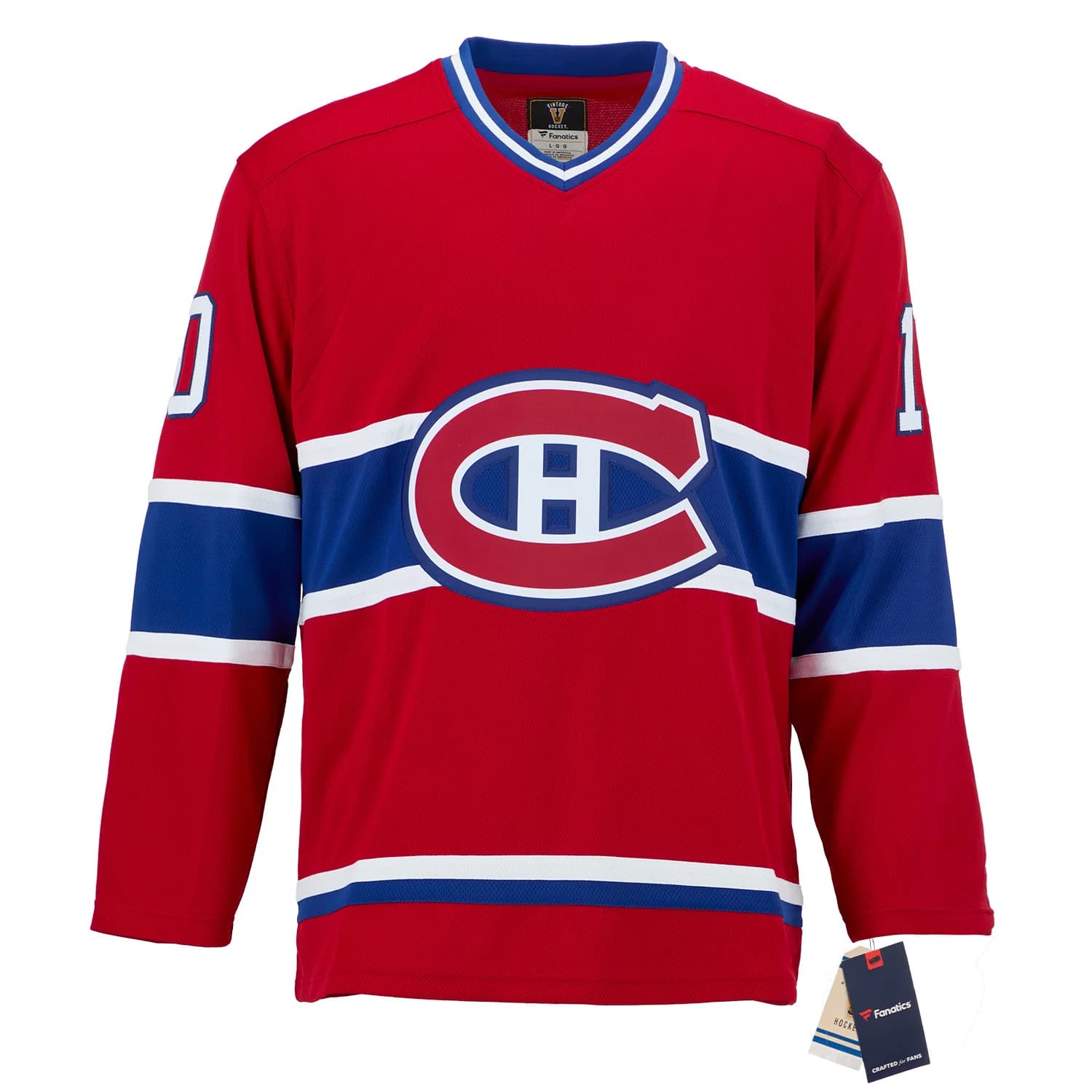 Guy Lafleur Signed Montreal Canadiens Fanatics Throwback Jersey Guy Lafleur Jersey guy-lafleur-throwback, Montreal Canadiens, view 2, supplier stock photo