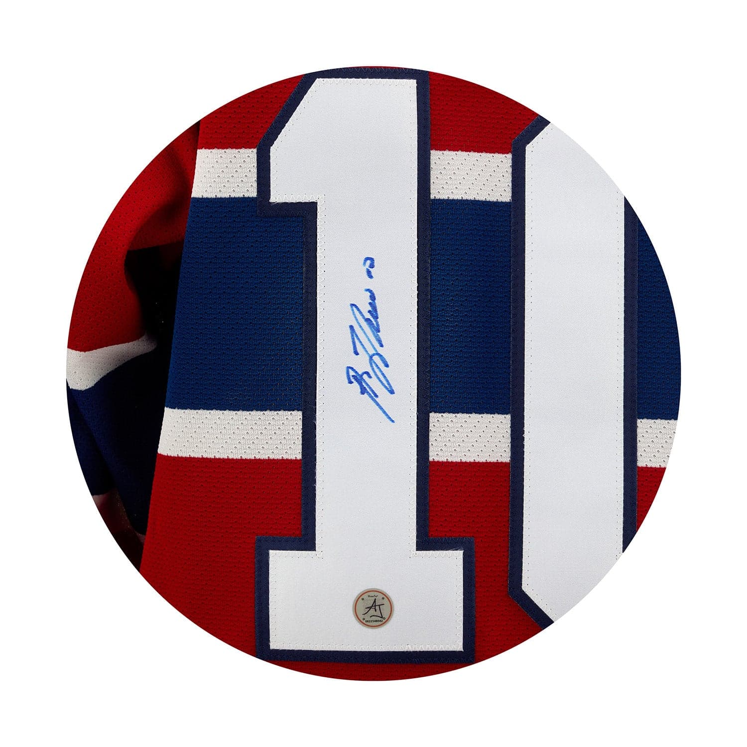 Guy Lafleur Autographed Montreal Canadiens Vintage CCM Jersey Guy Lafleur Jersey guy-lafleur-vintage-ccm, Montreal Canadiens, view 3, supplier stock photo