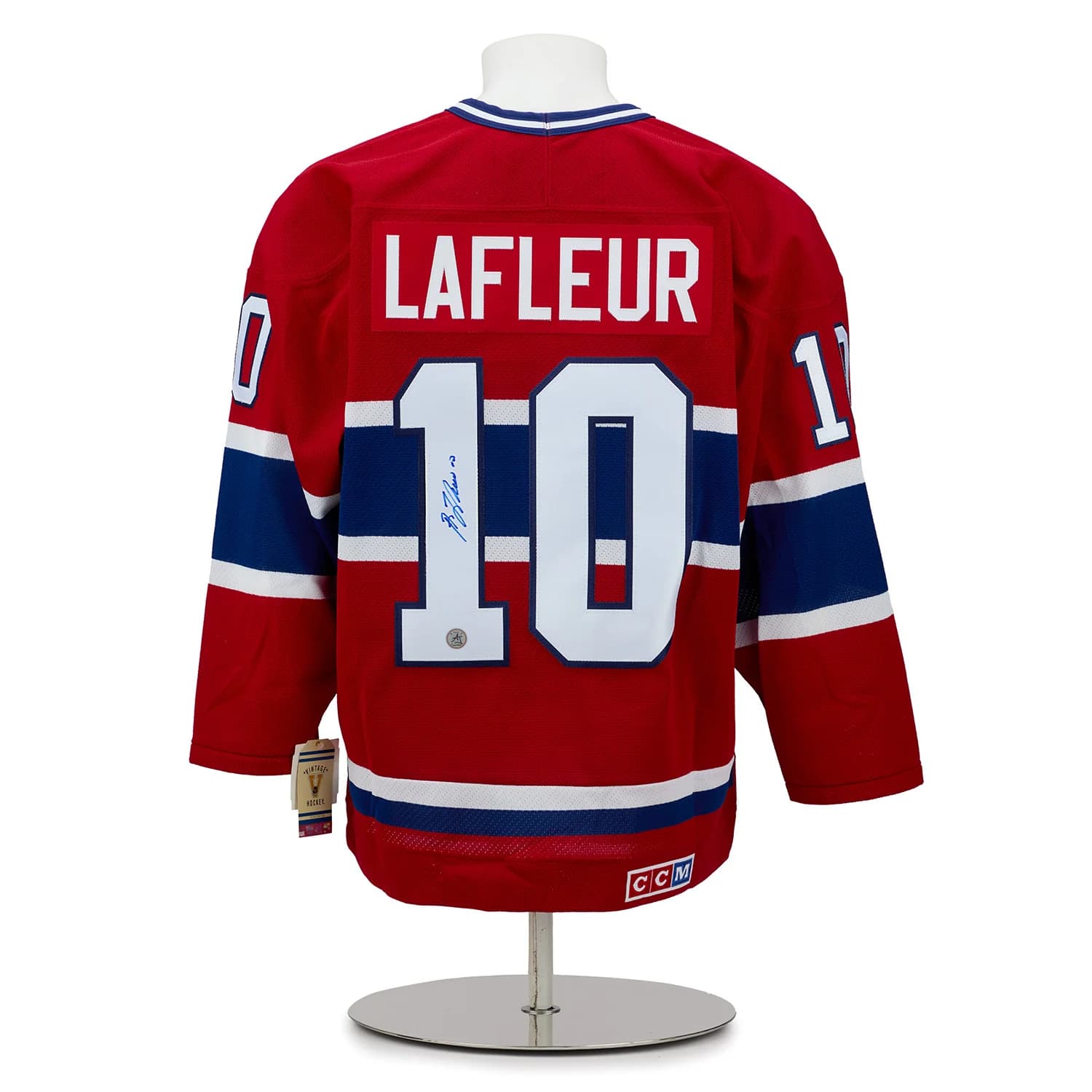 Guy Lafleur Autographed Montreal Canadiens Vintage CCM Jersey Guy Lafleur Jersey guy-lafleur-vintage-ccm, Montreal Canadiens, supplier stock photo