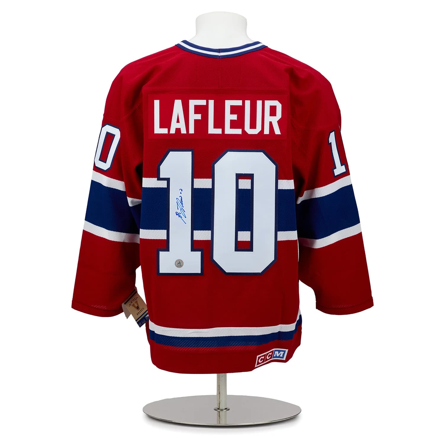 Guy Lafleur Autographed Montreal Canadiens Vintage CCM Jersey Guy Lafleur Jersey guy-lafleur-vintage-ccm, Montreal Canadiens, supplier stock photo