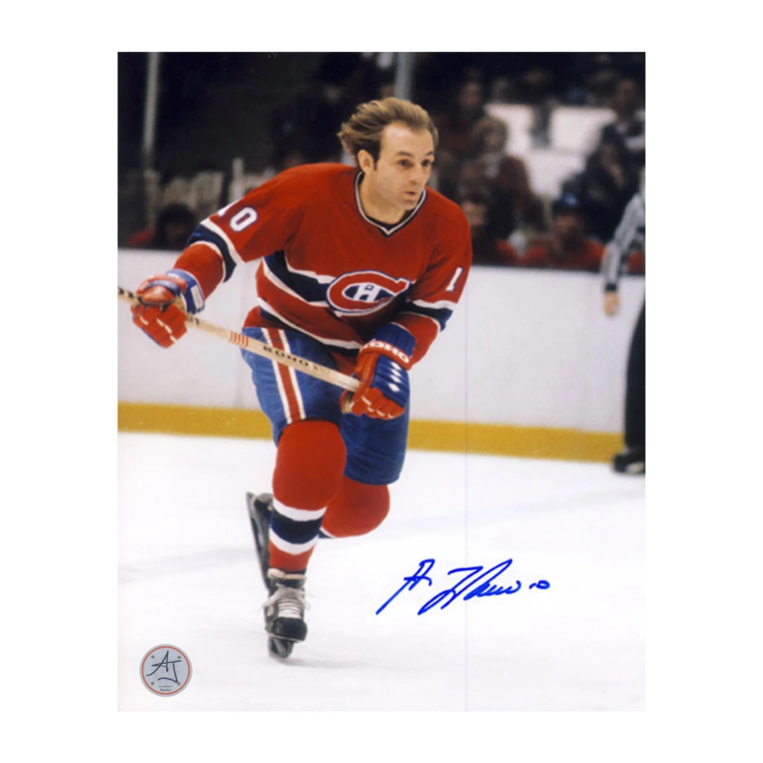 Guy Lafleur Autographed Montreal Canadiens Skating 8x10 Photo Guy Lafleur Photo 8x10-skating, Montreal Canadiens, supplier stock photo