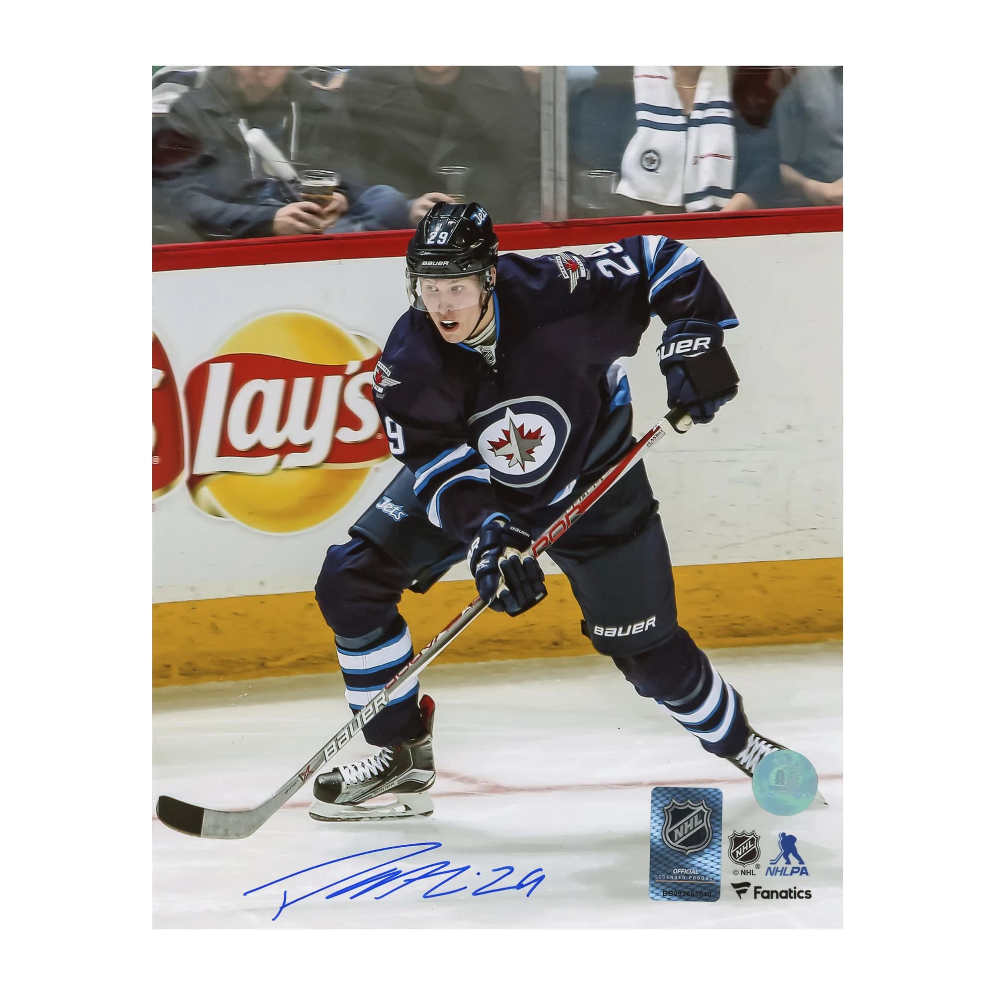 Patrik Laine Autographed Winnipeg Jets First Game 8x10 Photo Patrik Laine Photo 8x10-first-game, Winnipeg Jets, supplier stock photo