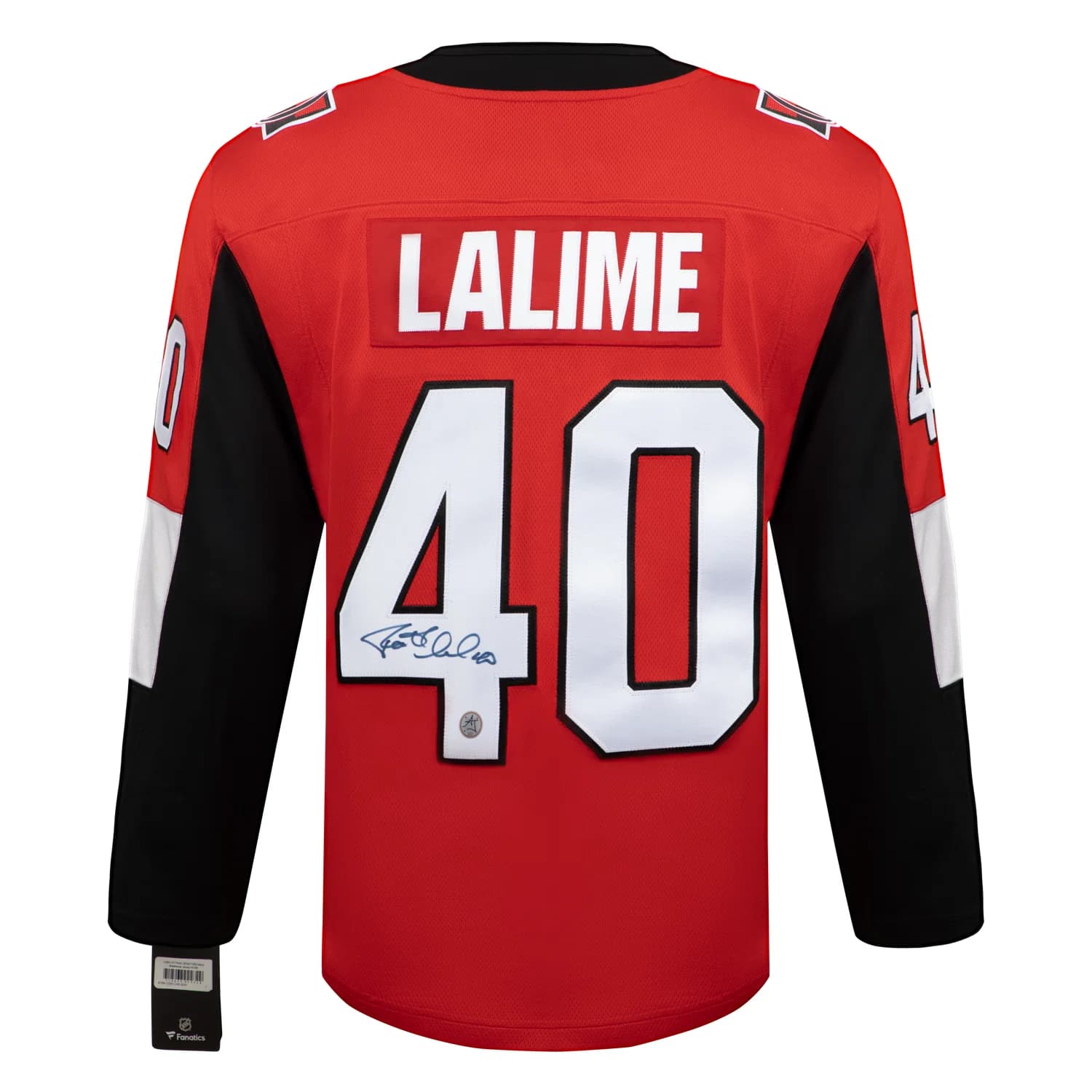 Patrick Lalime Autographed Ottawa Senators Fanatics Breakaway Jersey Patrick Lalime Jersey breakaway, Ottawa Senators, supplier stock photo