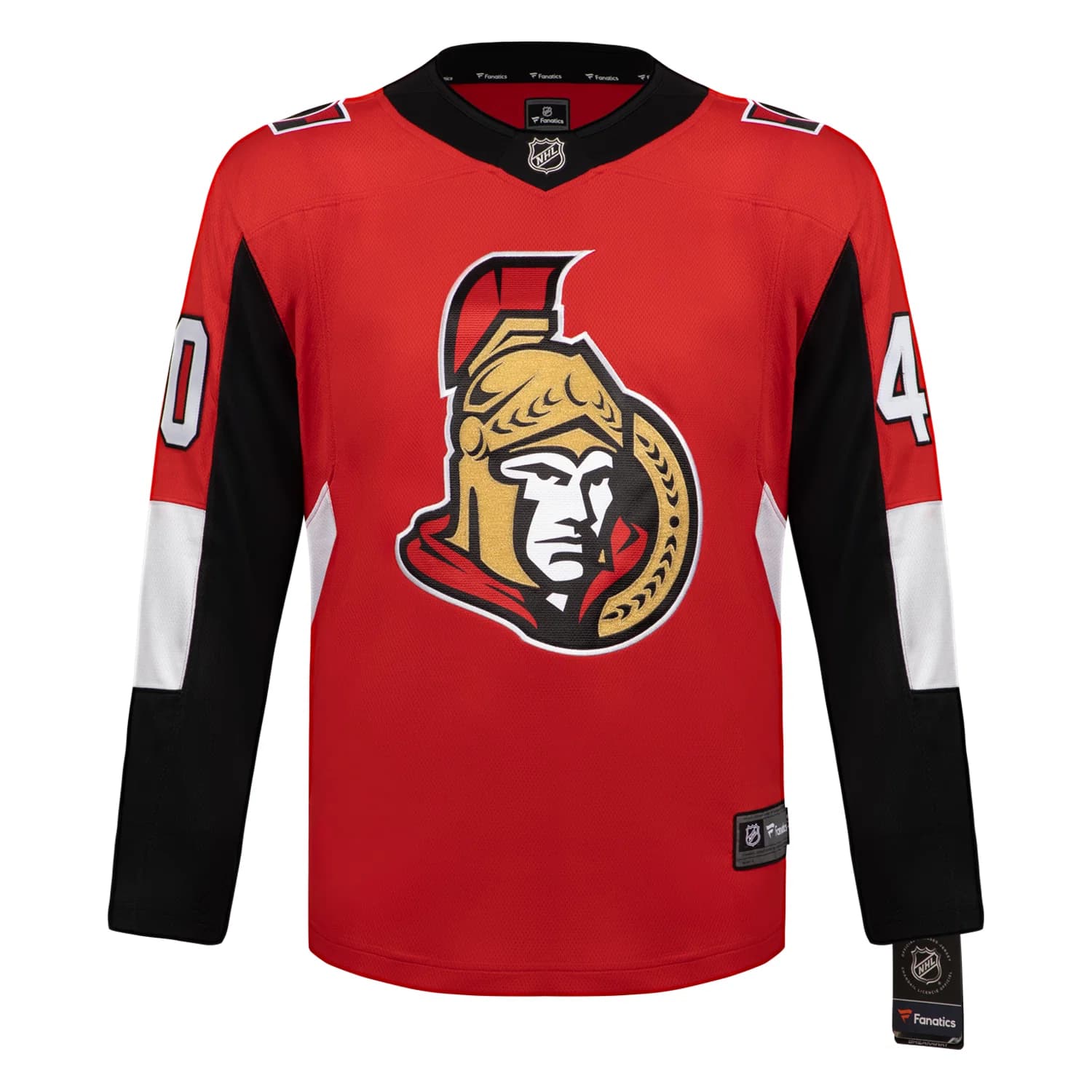Patrick Lalime Autographed Ottawa Senators Fanatics Breakaway Jersey Patrick Lalime Jersey breakaway, Ottawa Senators, view 2, supplier stock photo