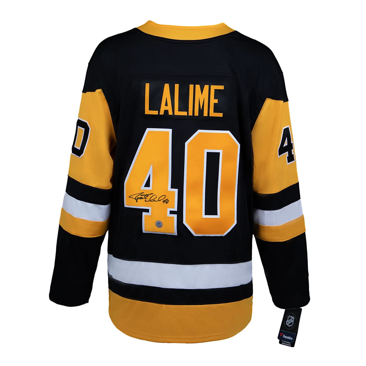 Patrick Lalime Autographed Pittsburgh Penguins Fanatics Breakaway Jersey Patrick Lalime Jersey breakaway, Pittsburgh Penguins, supplier stock photo