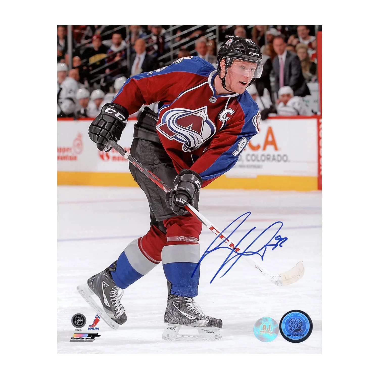 Gabriel Landeskog Autographed Colorado Avalanche Captain 8x10 Photo Gabriel Landeskog Photo 8x10-captain, Colorado Avalanche, supplier stock photo