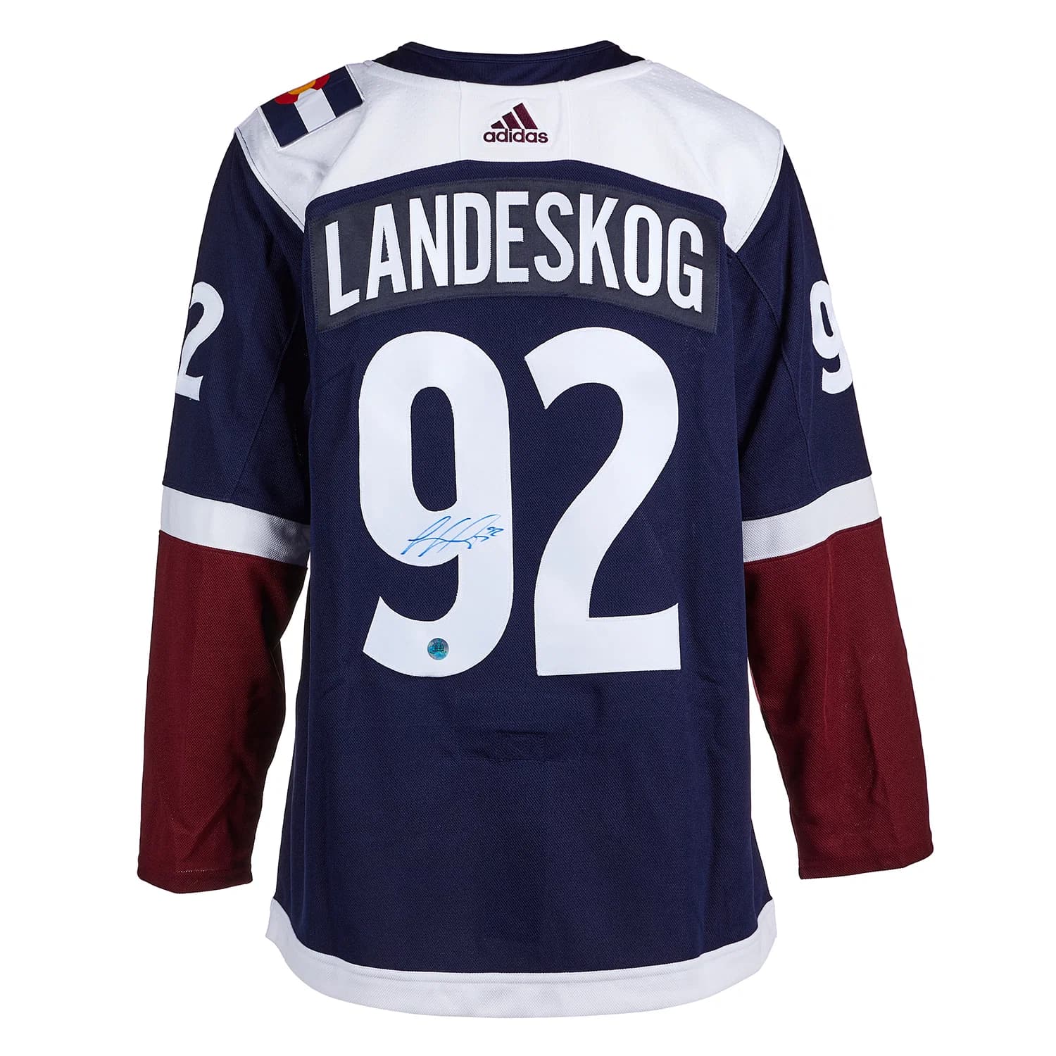 Gabriel Landeskog Signed Colorado Avalanche Alternate adidas Jersey Gabriel Landeskog Jersey alternate-adidas, Colorado Avalanche, supplier stock photo